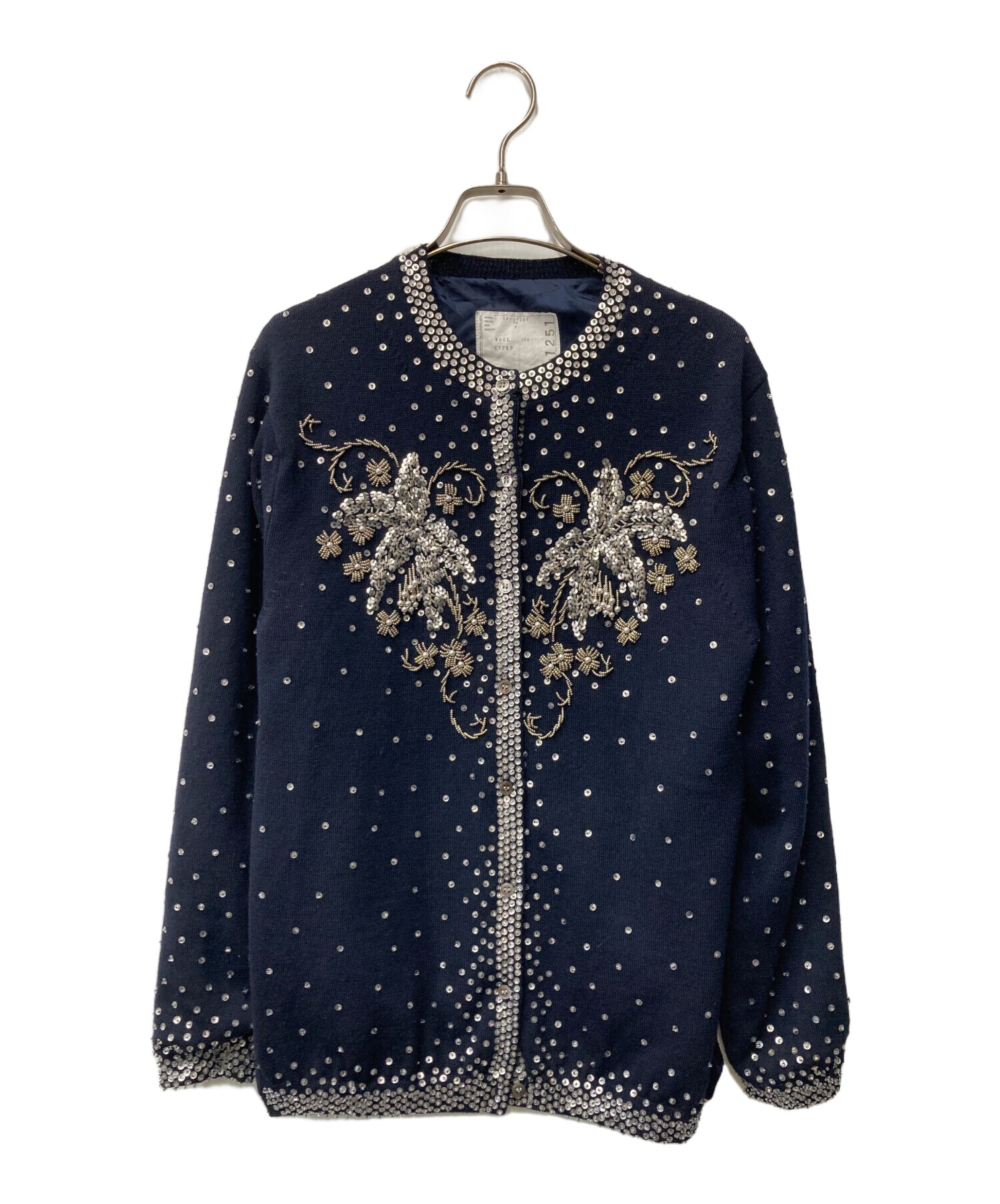 中古・古着通販】sacai (サカイ) スパンコール ウールクルーネック