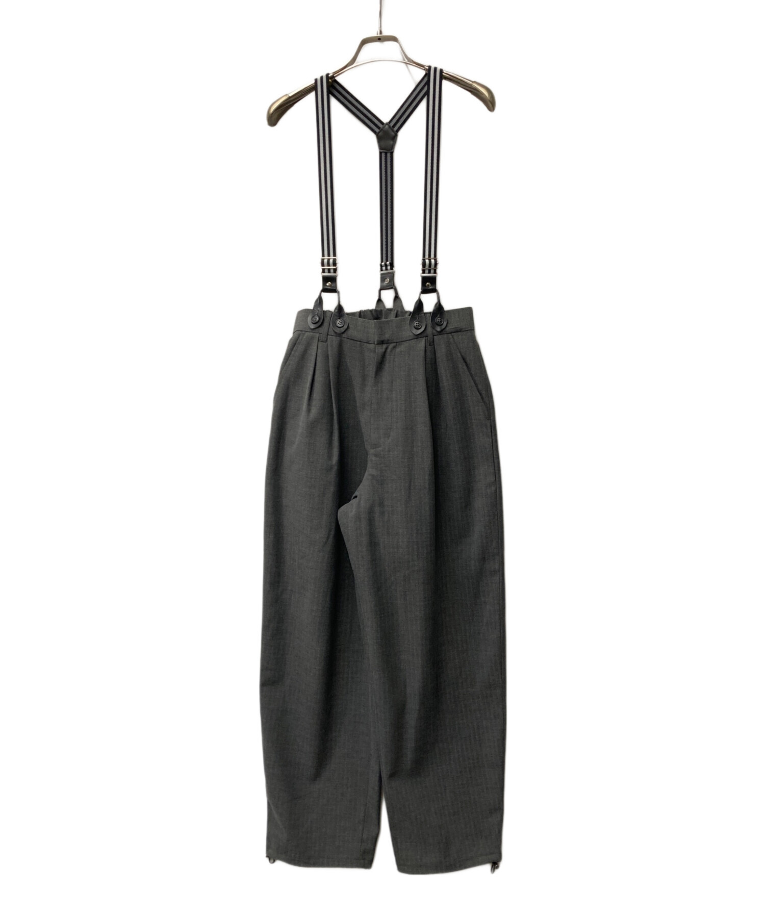 中古・古着通販】Ameri (アメリ) MANNISH BALLOON SUSPENDERS PANTS