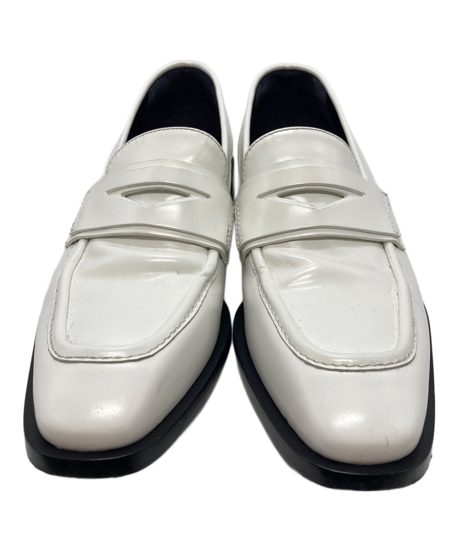 中古・古着通販】JIL SANDER (ジルサンダー) ローファー ホワイト 
