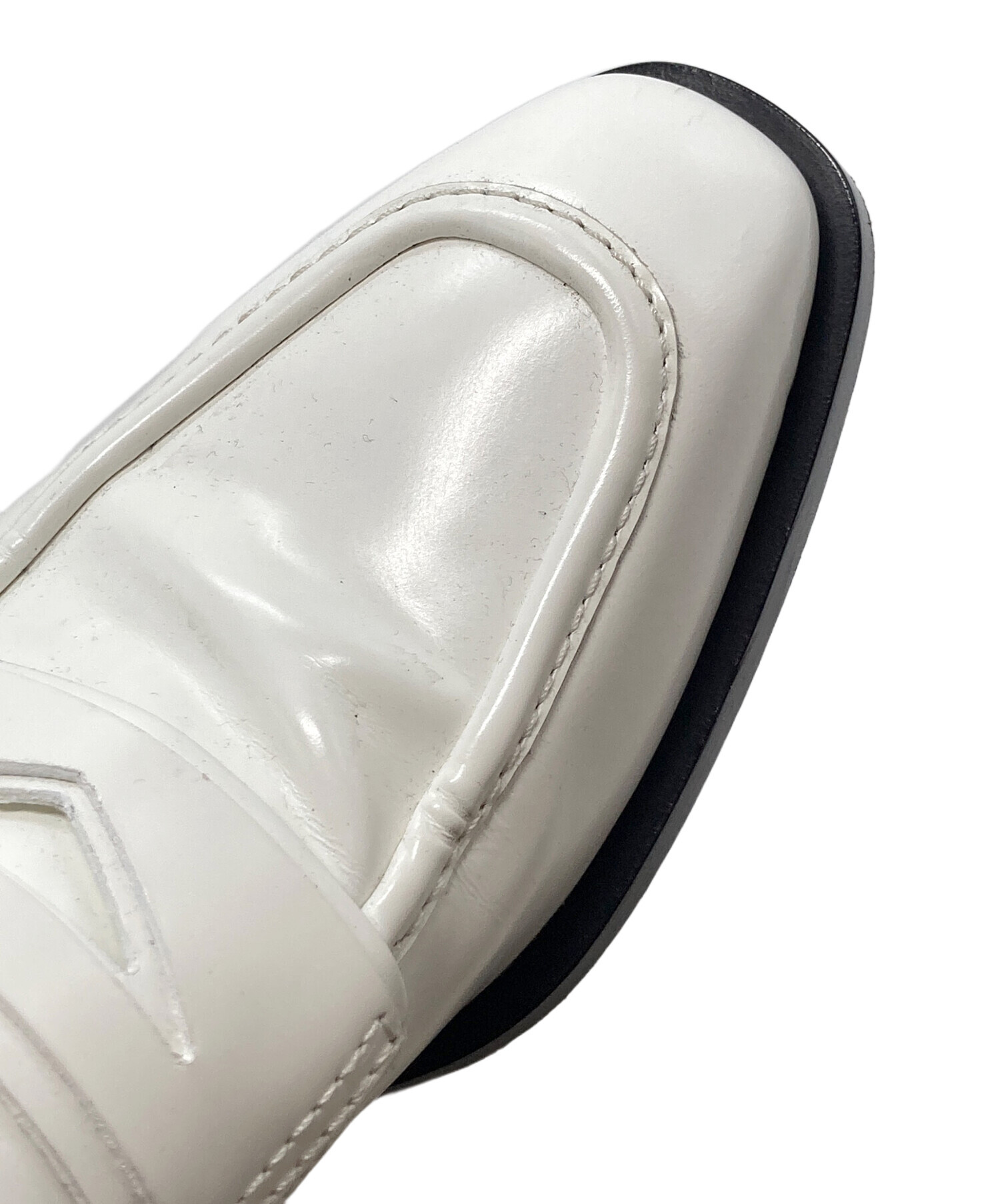 中古・古着通販】JIL SANDER (ジルサンダー) ローファー ホワイト 
