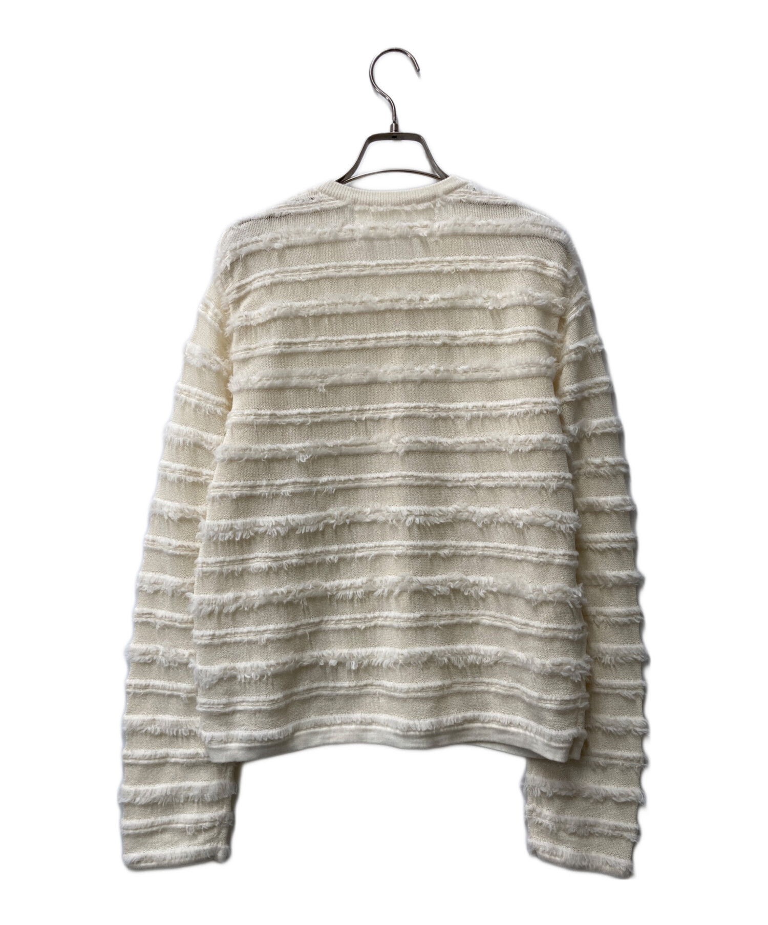 中古・古着通販】ADAWAS (アダワス) FRINGE KNIT CARDIGAN フリンジ