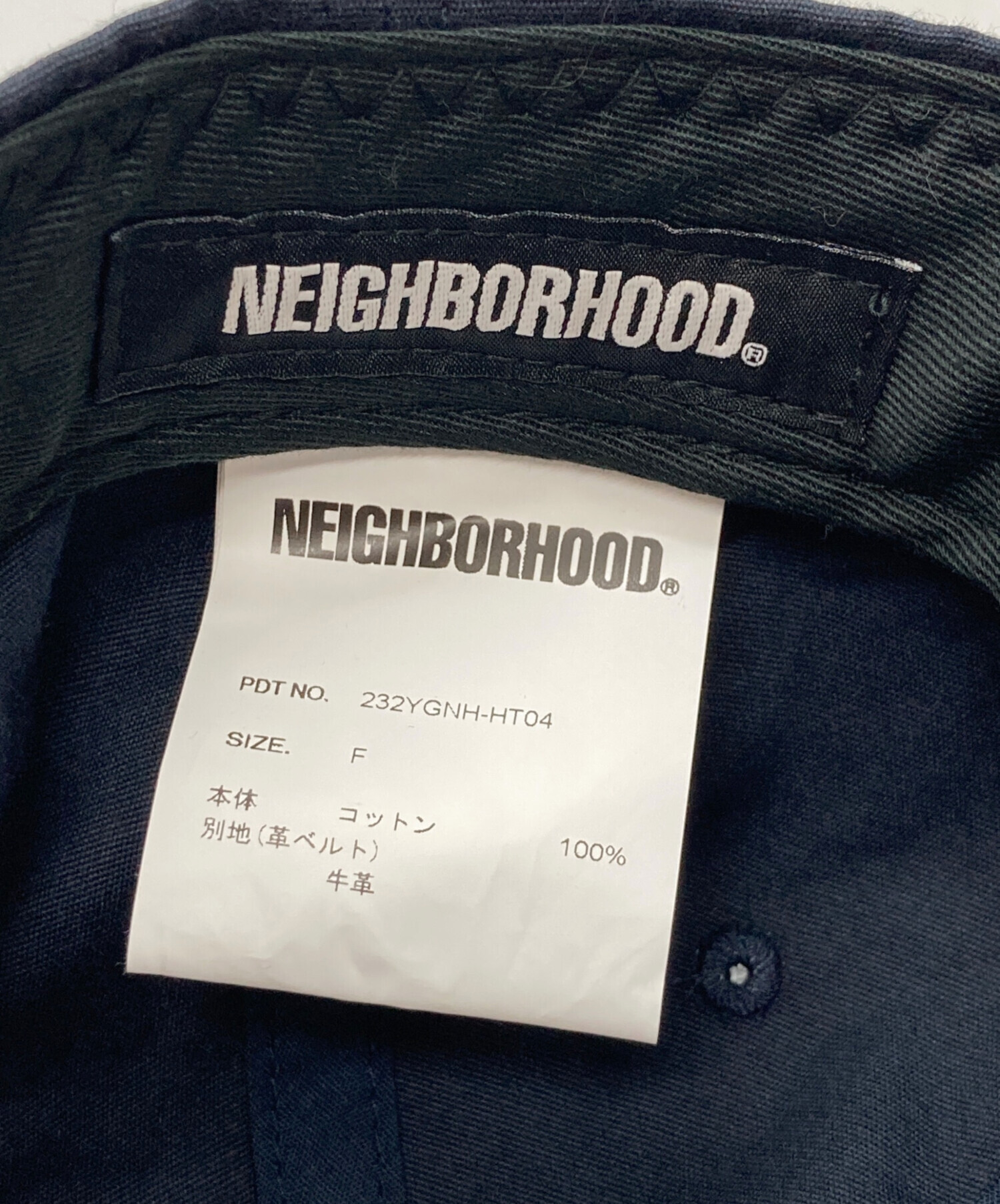 NEIGHBORHOOD 23AW MIL DAD CAP キャップ Neighborhood Men's Mil Dad Cap in Black Neighborhood