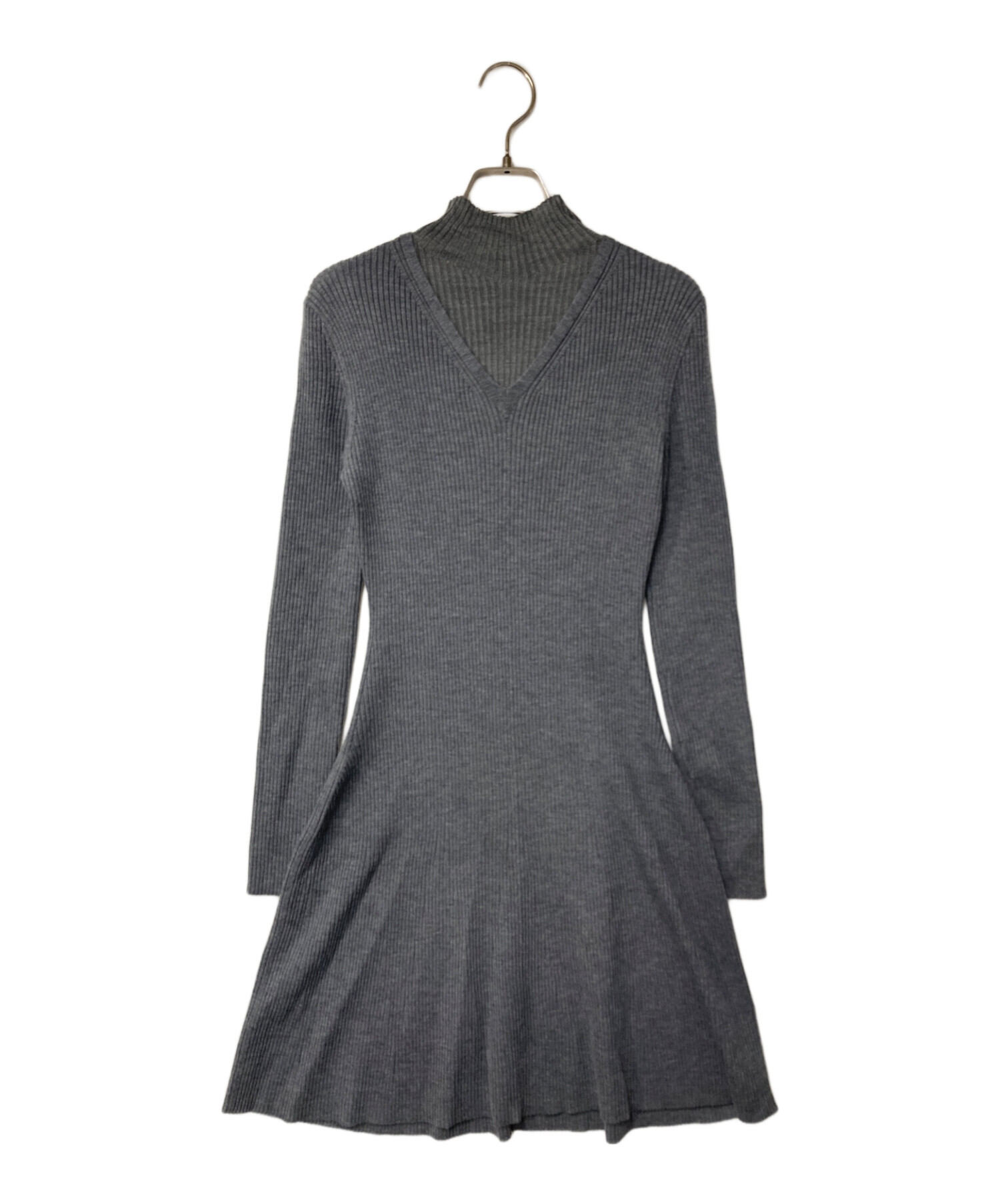 中古・古着通販】theory (セオリー) EMPIRE WOOL MOCK NK DR グレー