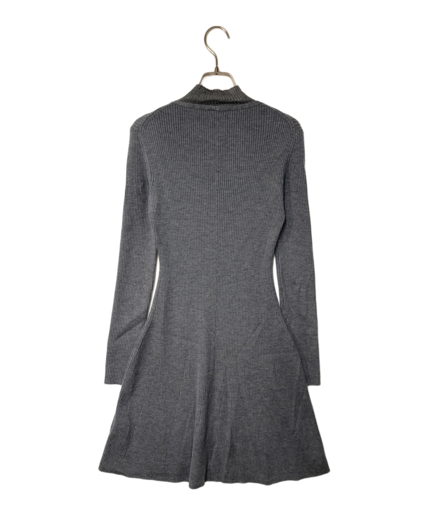 中古・古着通販】theory (セオリー) EMPIRE WOOL MOCK NK DR グレー