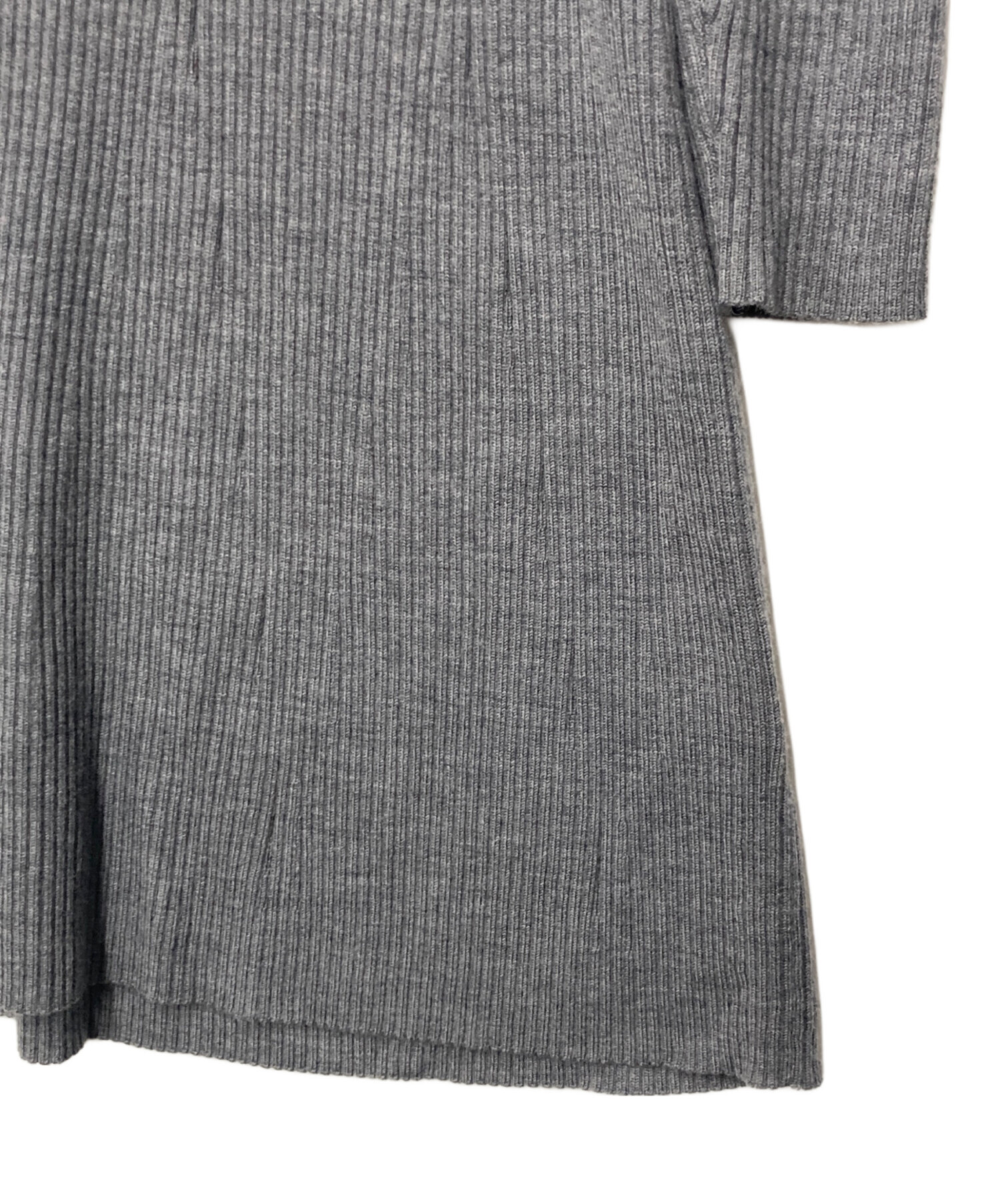 中古・古着通販】theory (セオリー) EMPIRE WOOL MOCK NK DR グレー