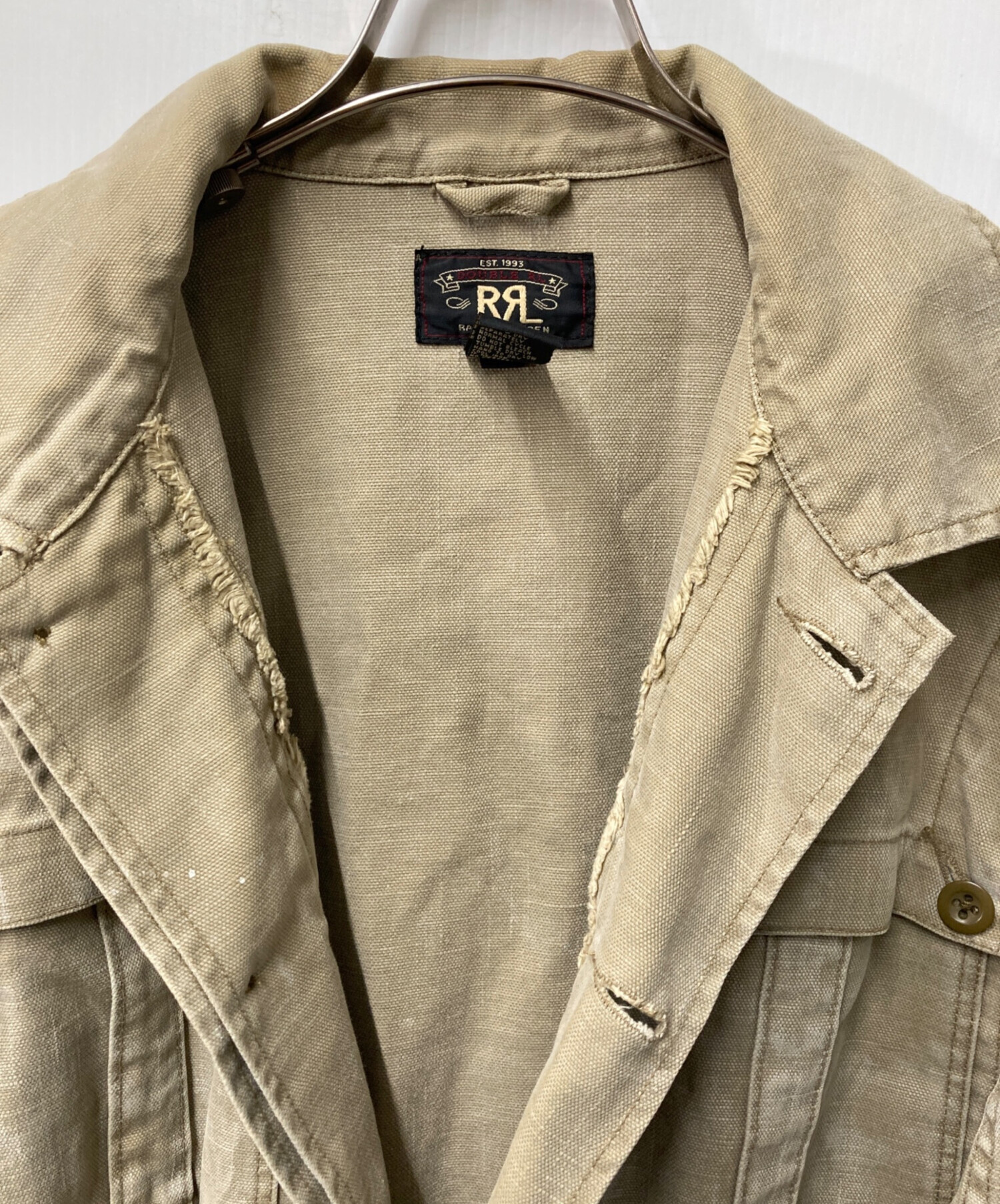 中古・古着通販】RRL (ダブルアールエル) サファリジャケット ベージュ