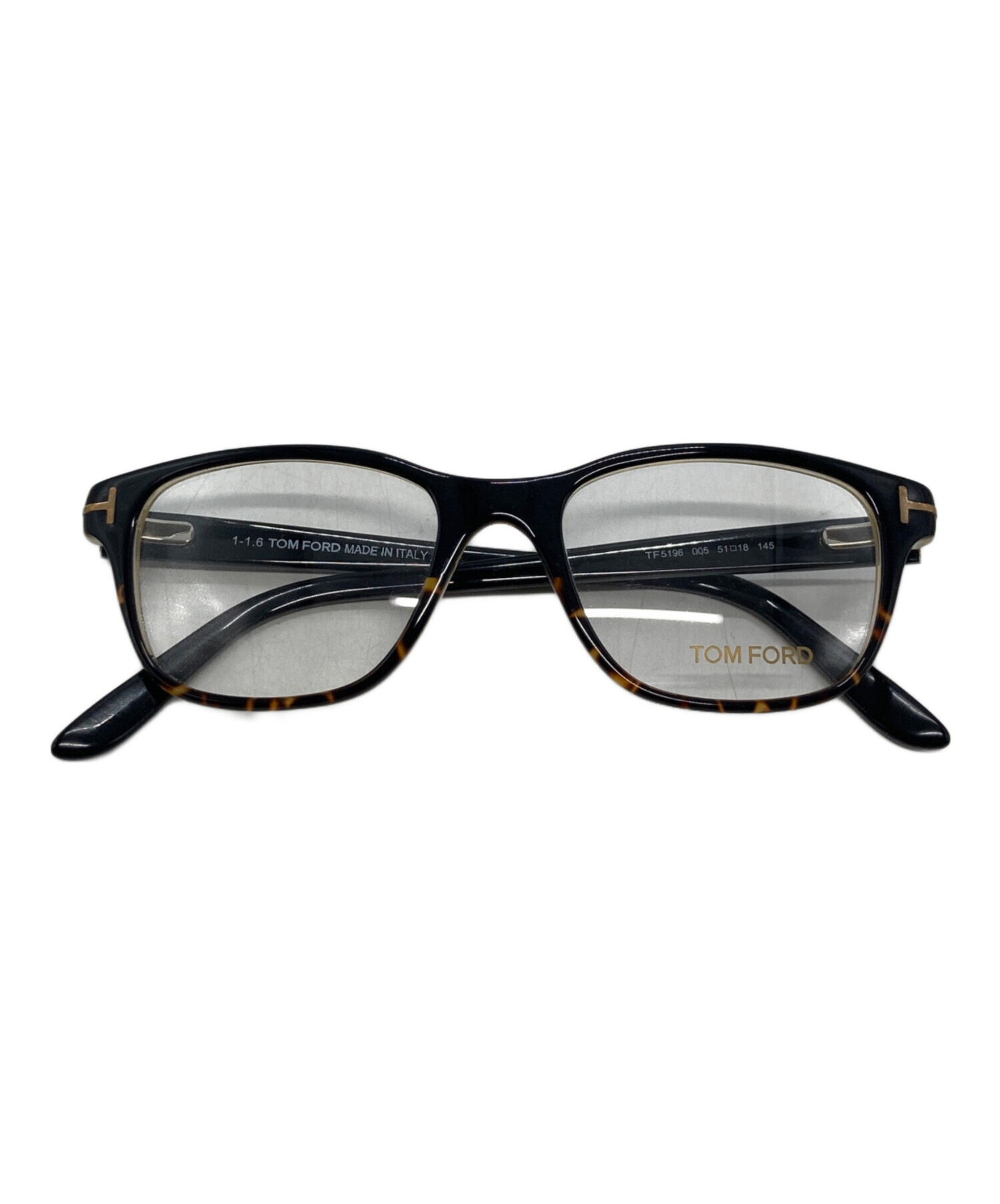 中古・古着通販】TOM FORD (トムフォード) 眼鏡/メガネ ブラック 