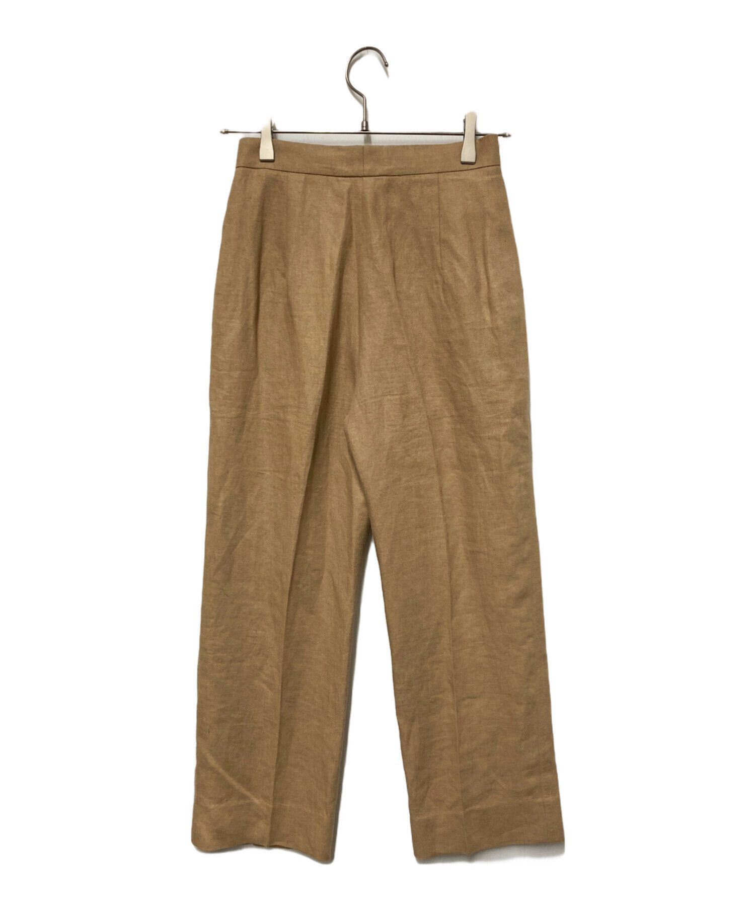中古・古着通販】MaxMara (マックスマーラ) リネンパンツ ブラウン