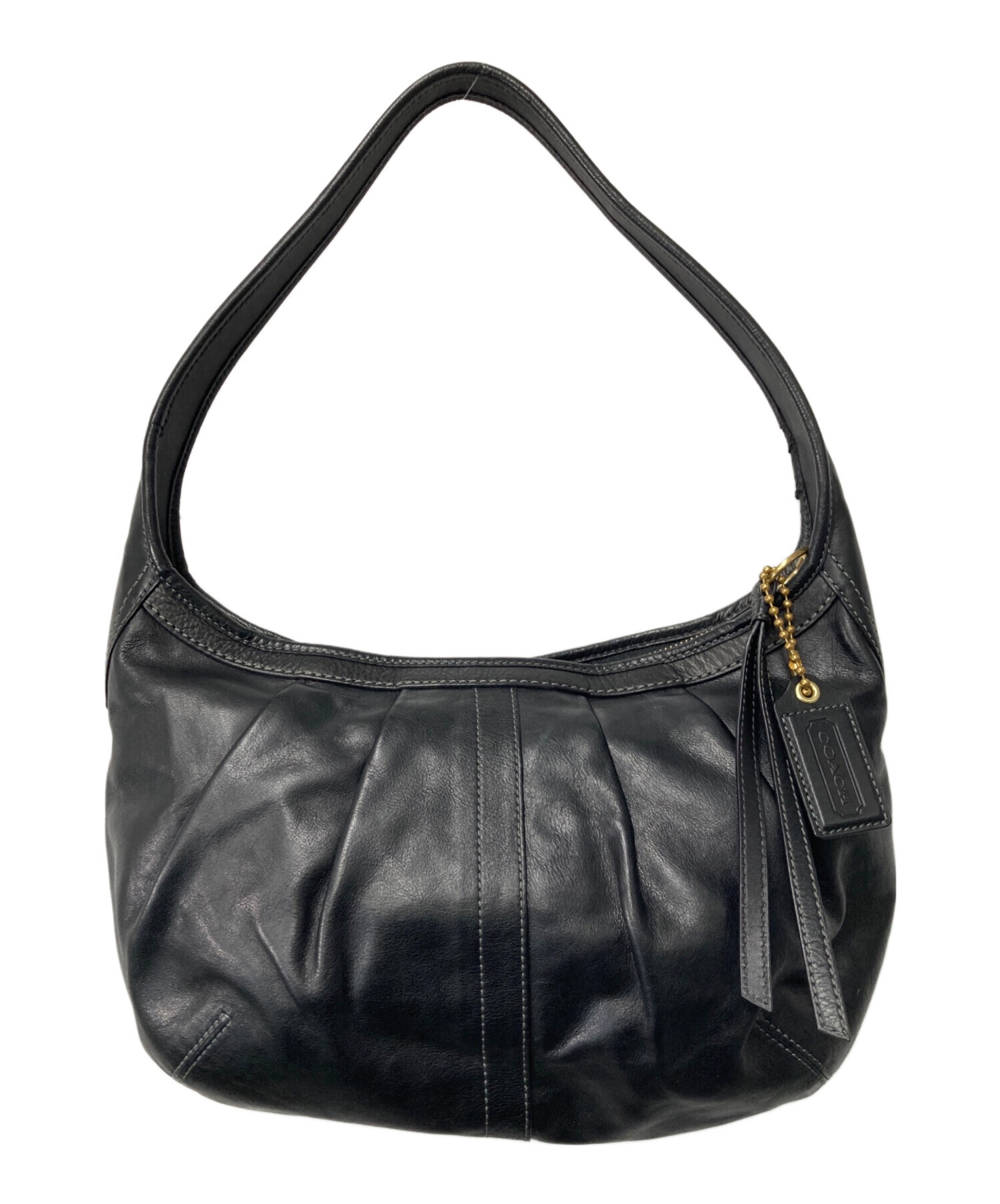 中古・古着通販】COACH (コーチ) ワンショルダーバッグ 12235 ブラック 中古・古着通販】COACH (コーチ) ワンショルダーバッグ 12235 ブラック