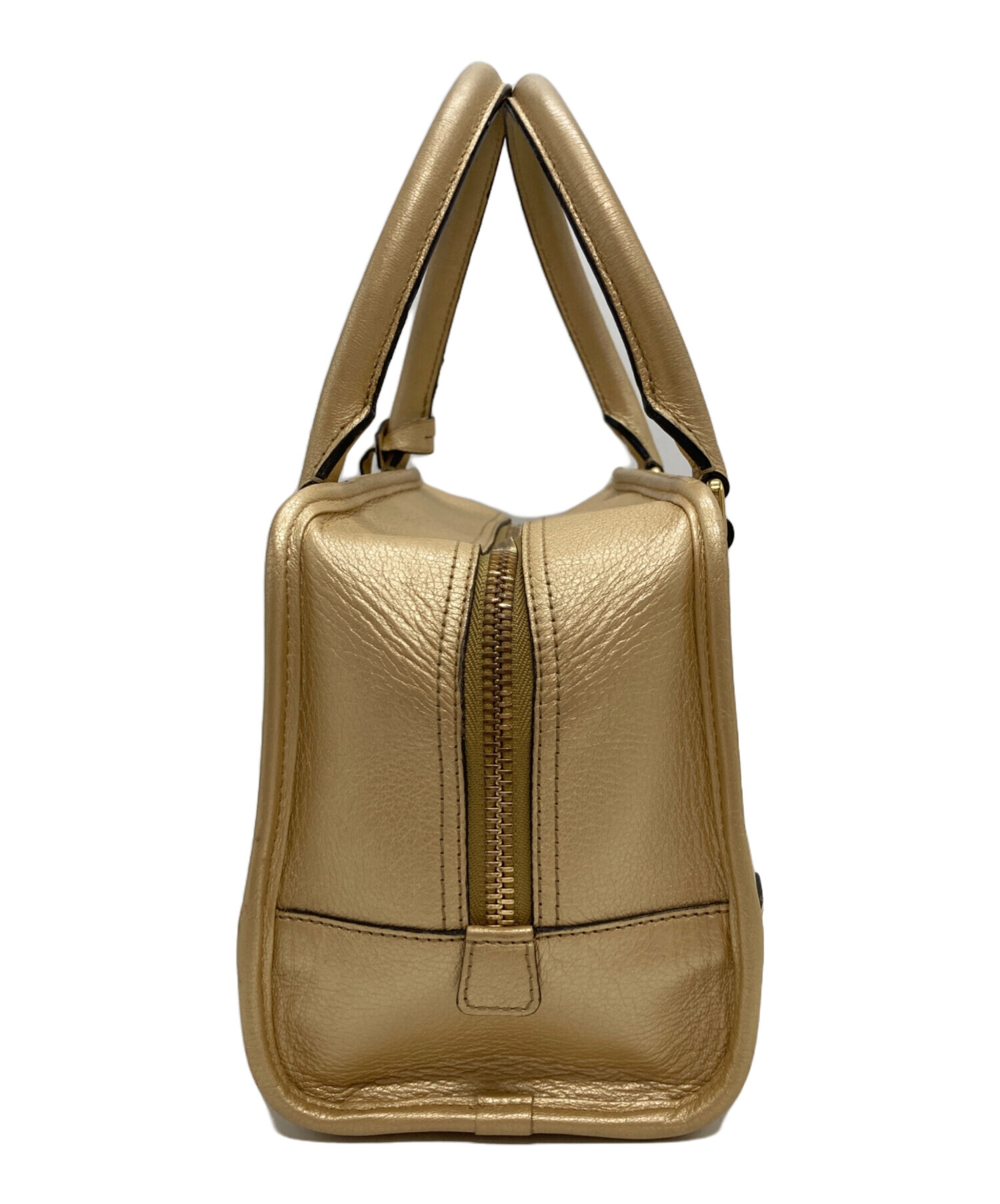 中古・古着通販】LOEWE (ロエベ) ハンドバッグ アマソナ28 ゴールド