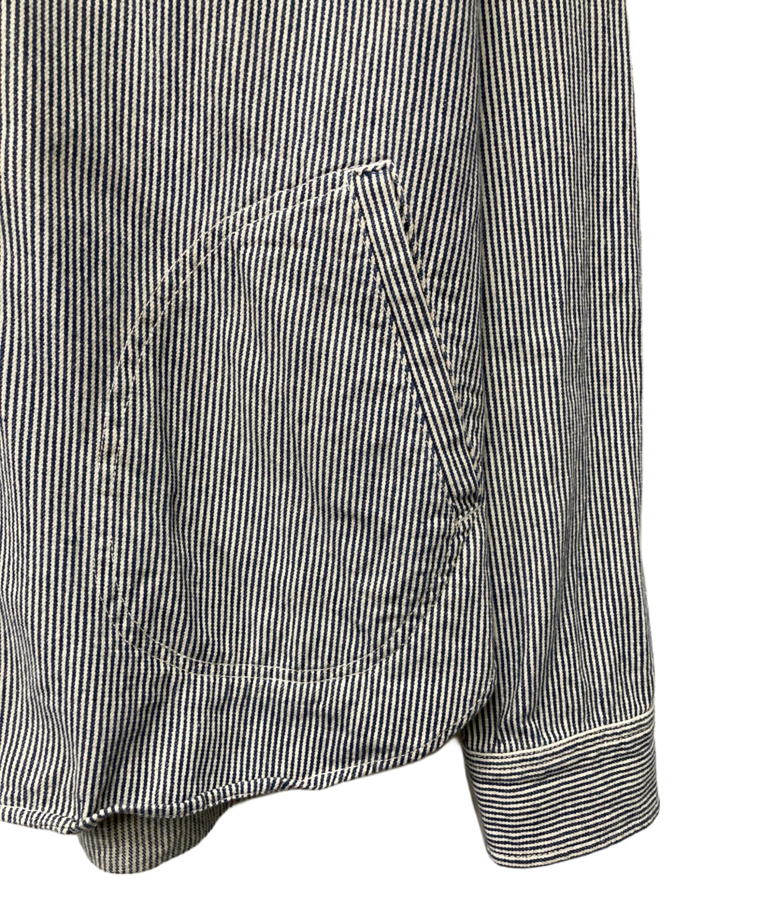 中古・古着通販】stussy (ステューシー) ジップアップストライプ 