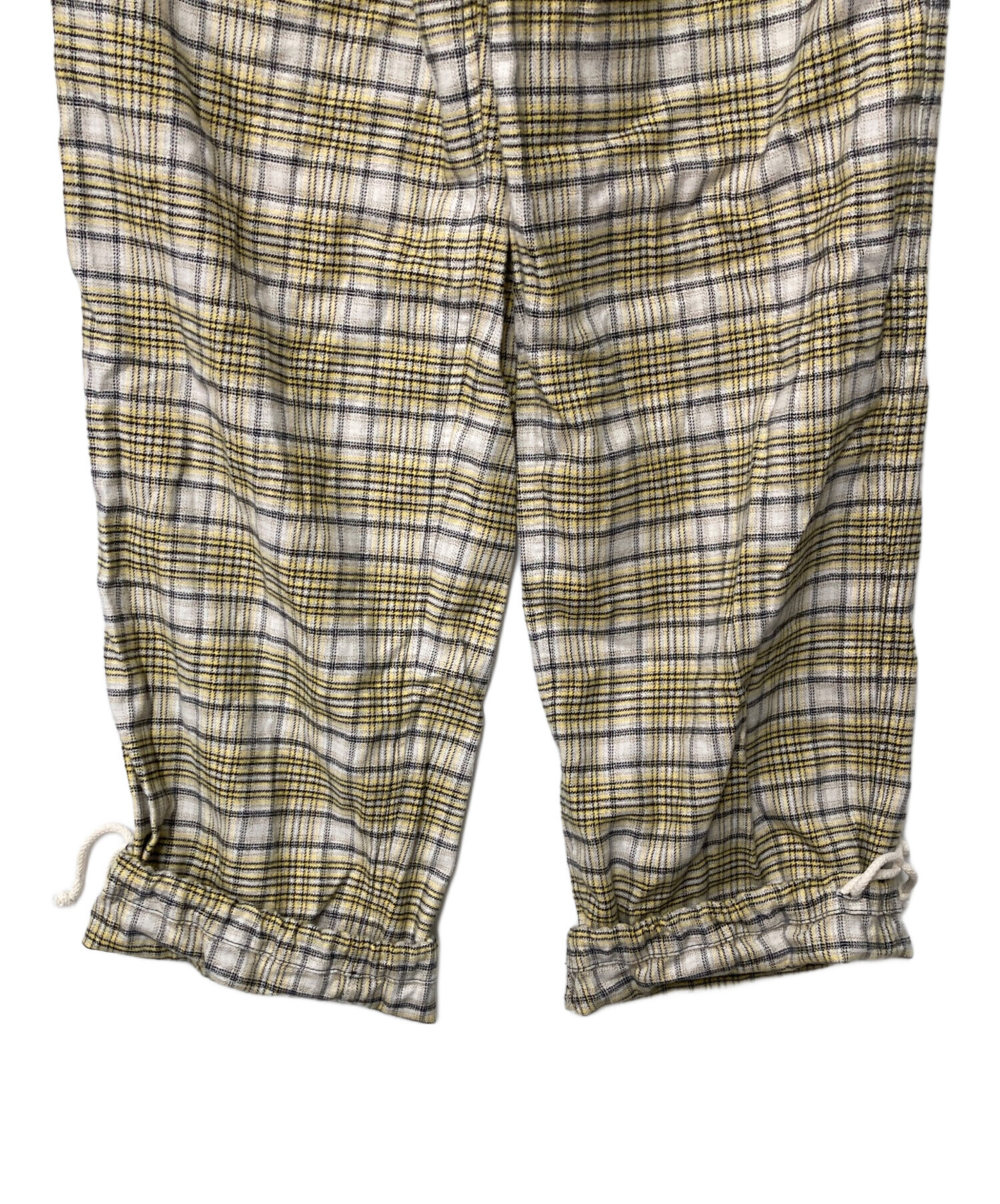 MARNI マルニ パンツ（その他） メンズ 【古着】【中古】 中古・古着通販】MARNI (マルニ) 裾ドローコードコットンチェック