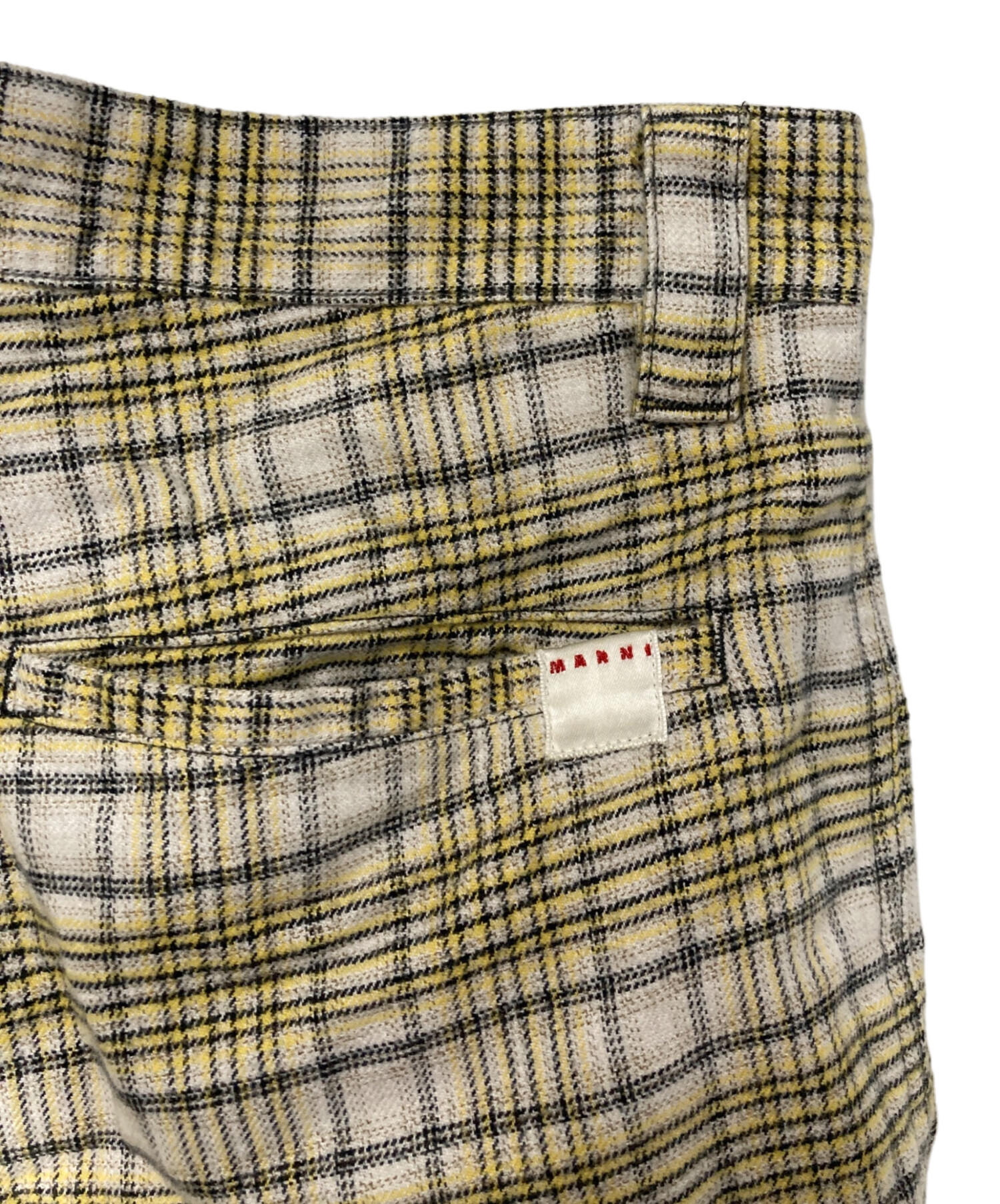 中古・古着通販】MARNI (マルニ) 裾ドローコードコットンチェック