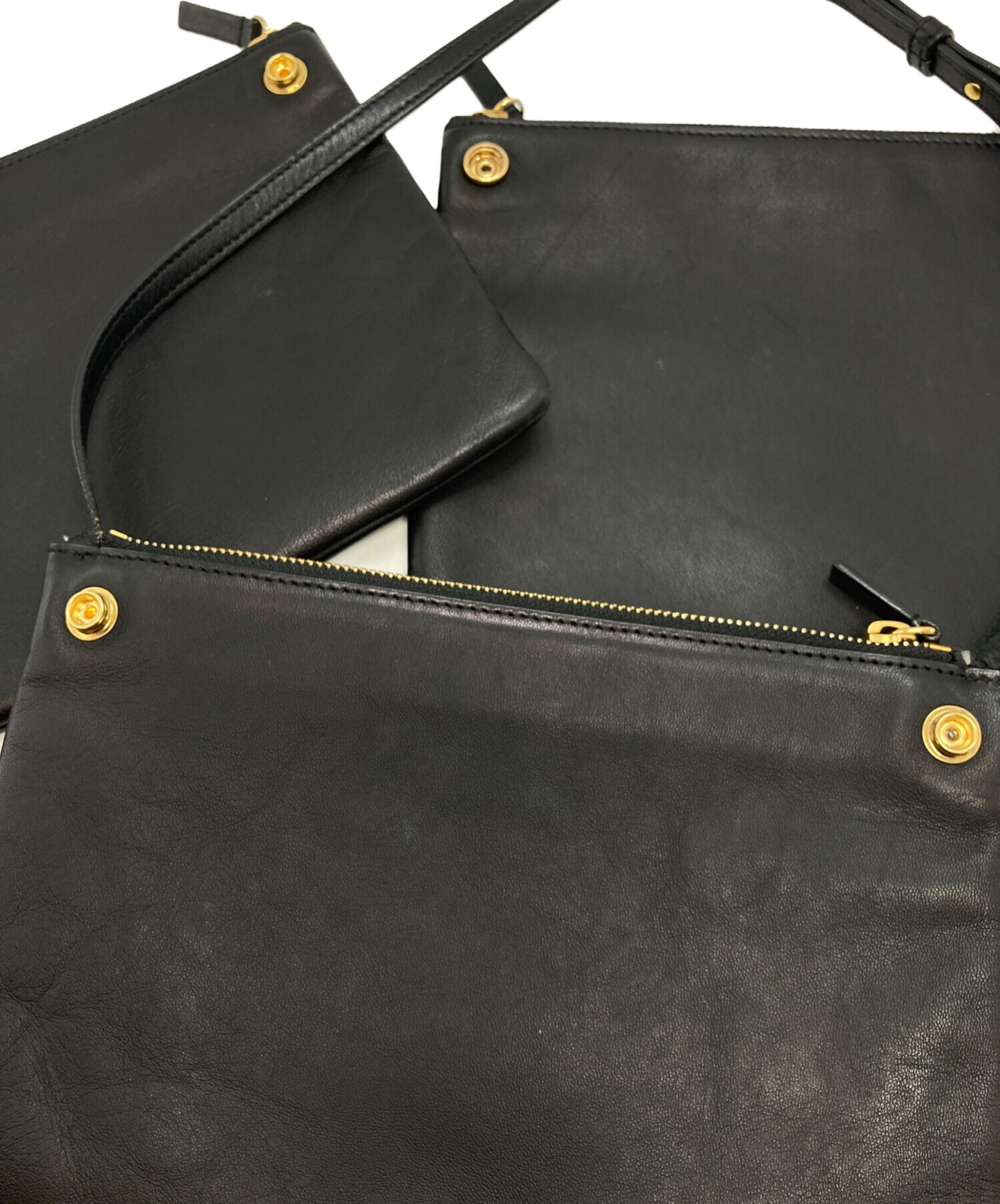 中古・古着通販】CELINE (セリーヌ) トリオラージショルダーバック 