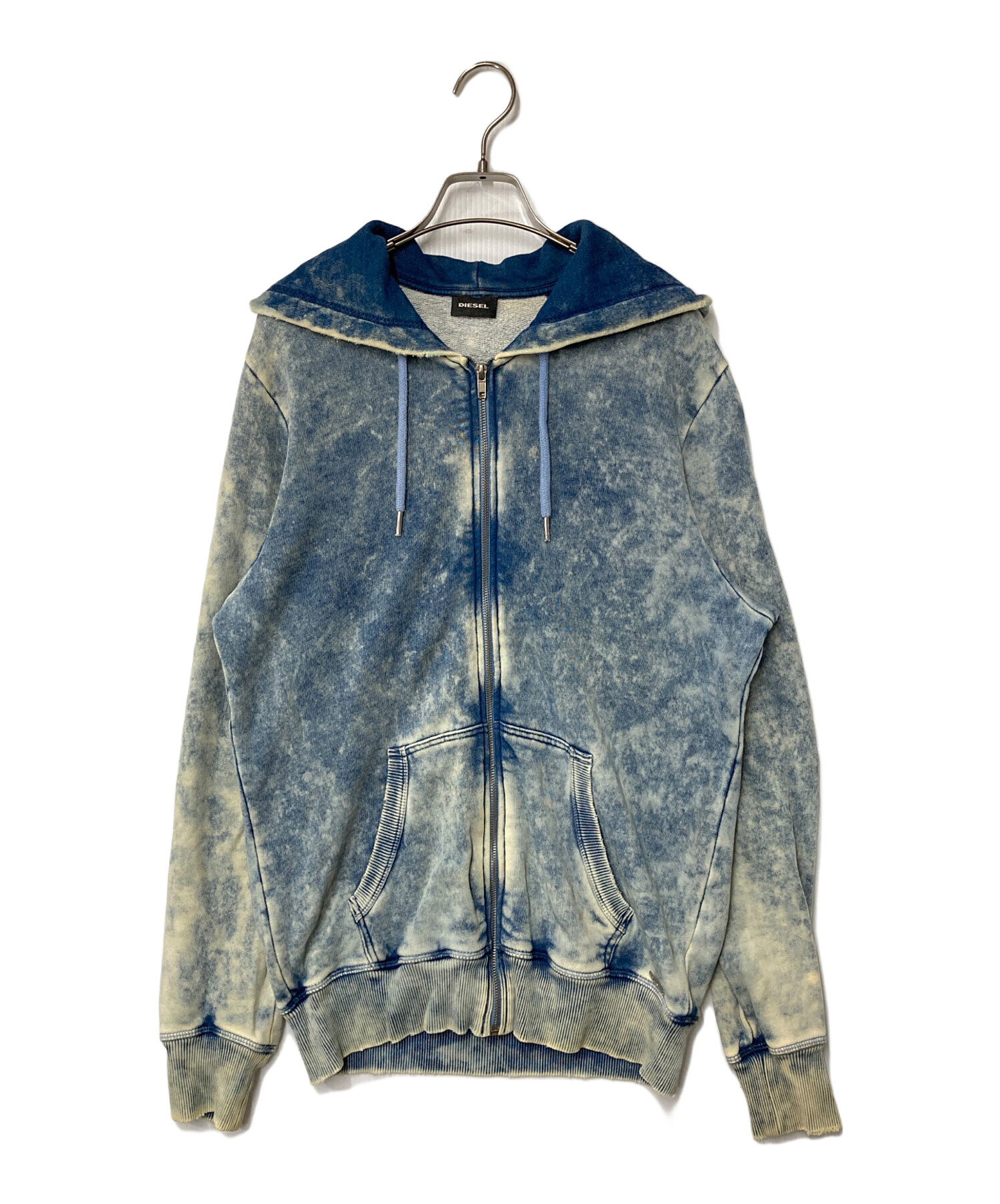 中古・古着通販】DIESEL (ディーゼル) タイダイダメージジップパーカー 