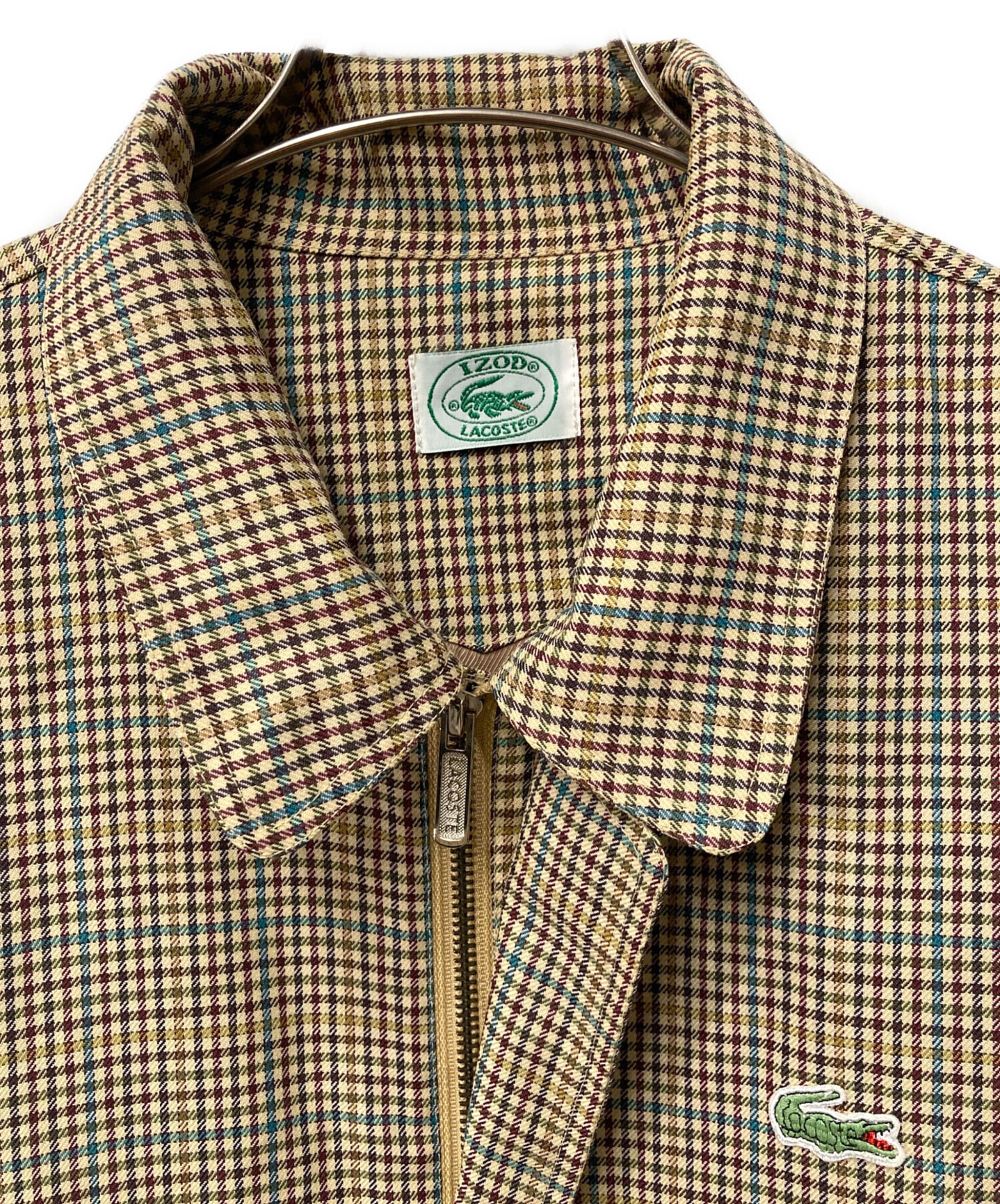 中古・古着通販】IZOD LACOSTE (アイゾッド ラコステ) チェック柄 