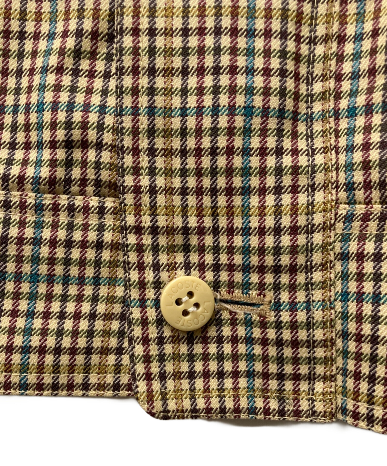 中古・古着通販】IZOD LACOSTE (アイゾッド ラコステ) チェック柄 