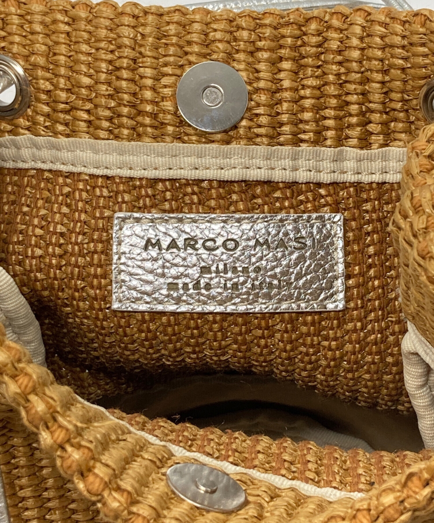 中古・古着通販】MARCO MASI (マルコマージ) コンビキンチャクバッグ 