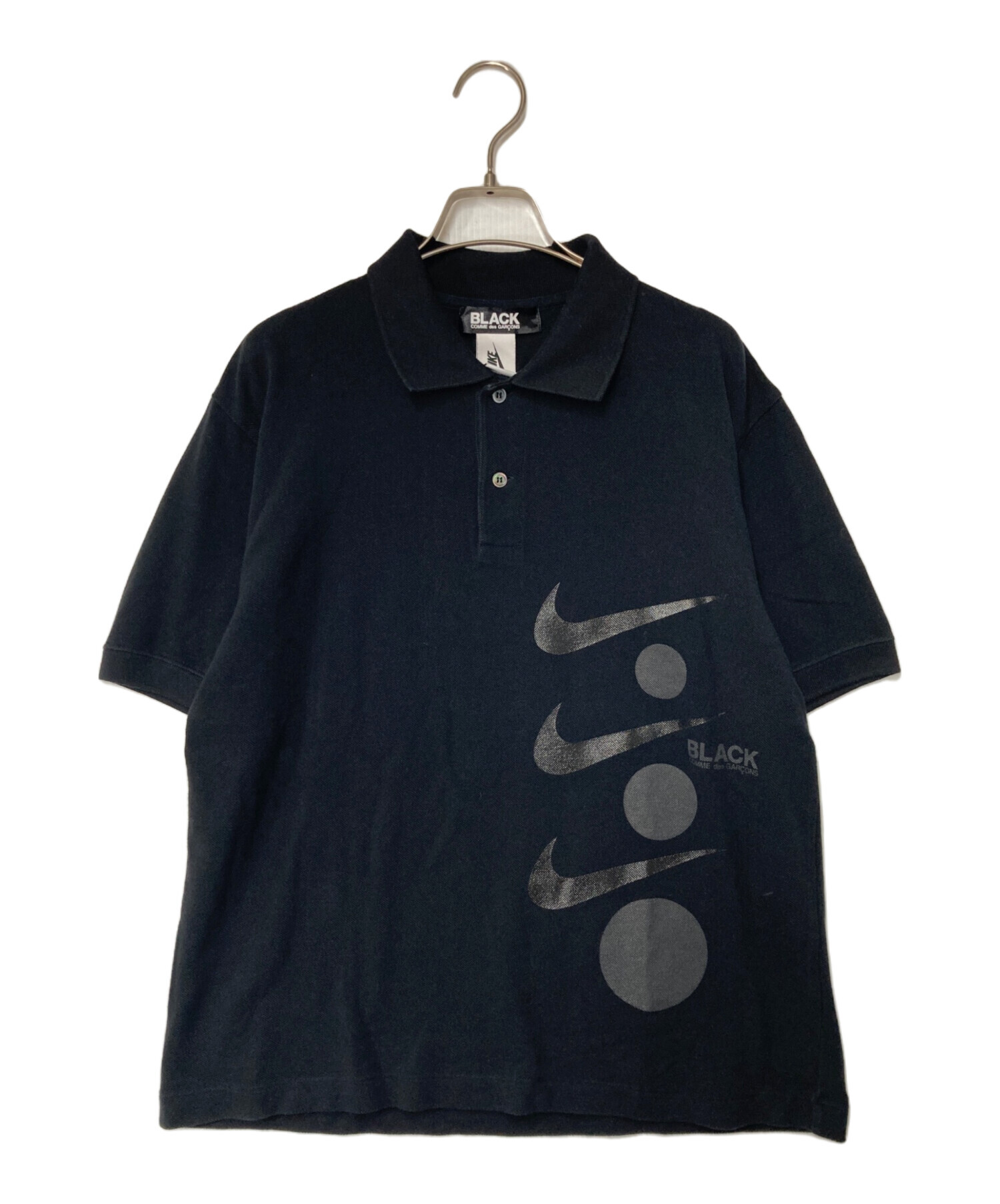 COMME des GARÇONS HOMME DEUX NIKE ポロシャツ 中古・古着通販】NIKE (ナイキ) BLACK COMME des GARCONS (ブラック