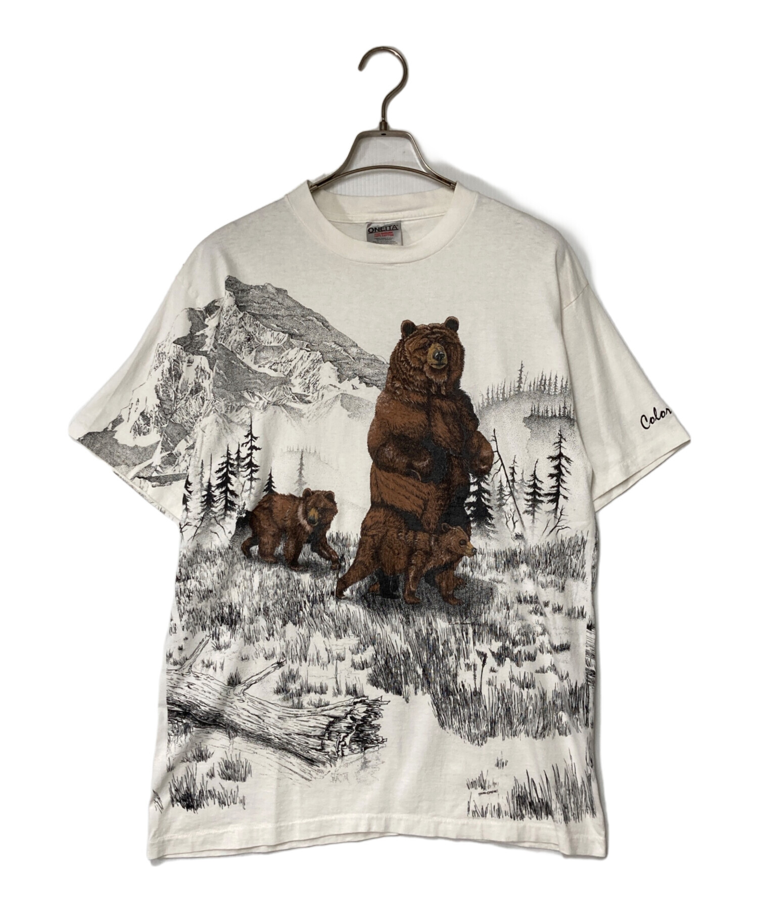 中古・古着通販】ONEITA (オニータ) プリントTシャツ 90's U.S.A製