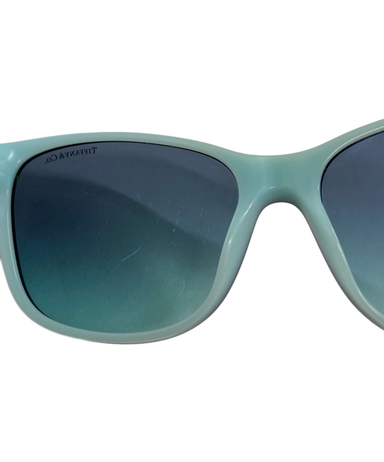 サングラス シルバーカラー メタル　ティファニー ブルー グラデーション レンズ サングラス シルバーカラー メタル ティファニー ブルー