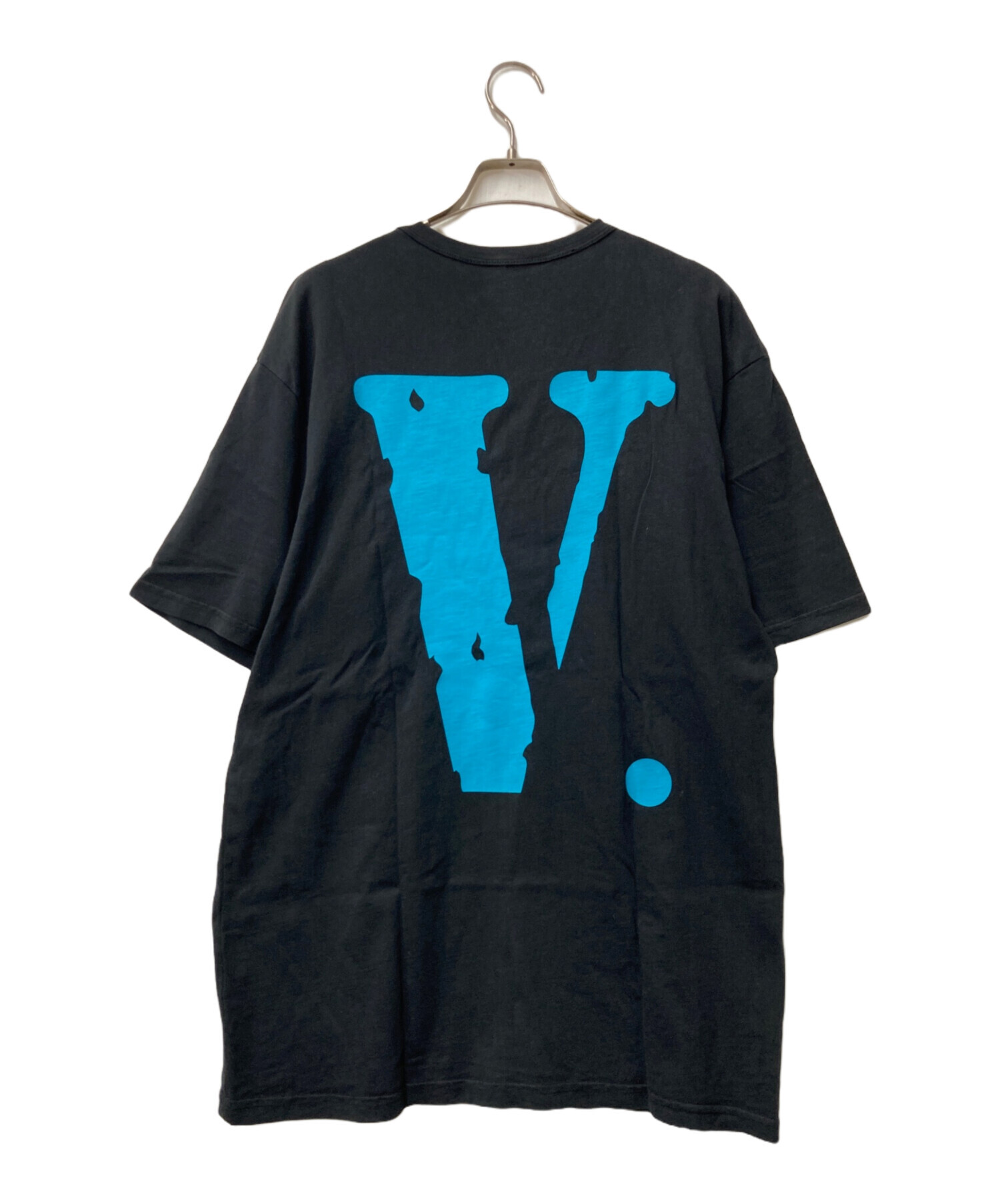 中古・古着通販】VLONE (ヴィーロン) プリントTシャツ ブラック サイズ