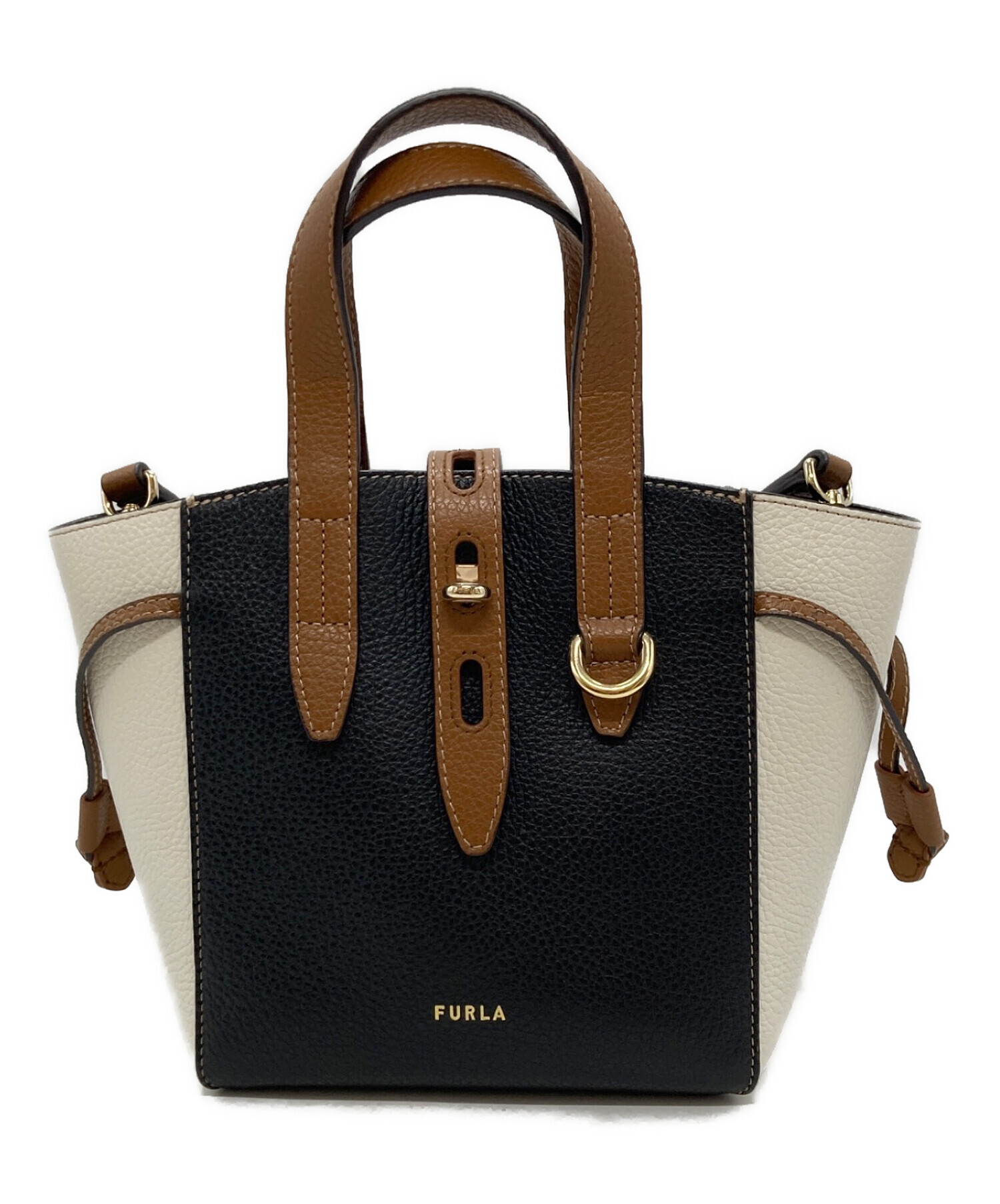 中古・古着通販】FURLA (フルラ) BASRFUA 2WAYバッグ ブラック 