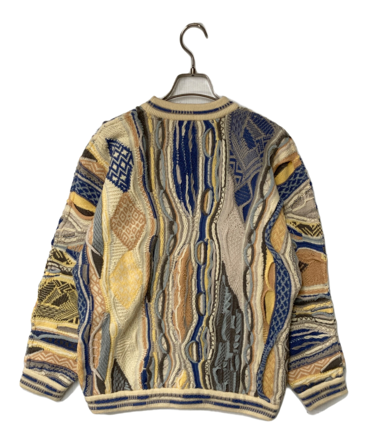中古・古着通販】Coogi (クージー) 3Dクルーネックニット マルチカラー 