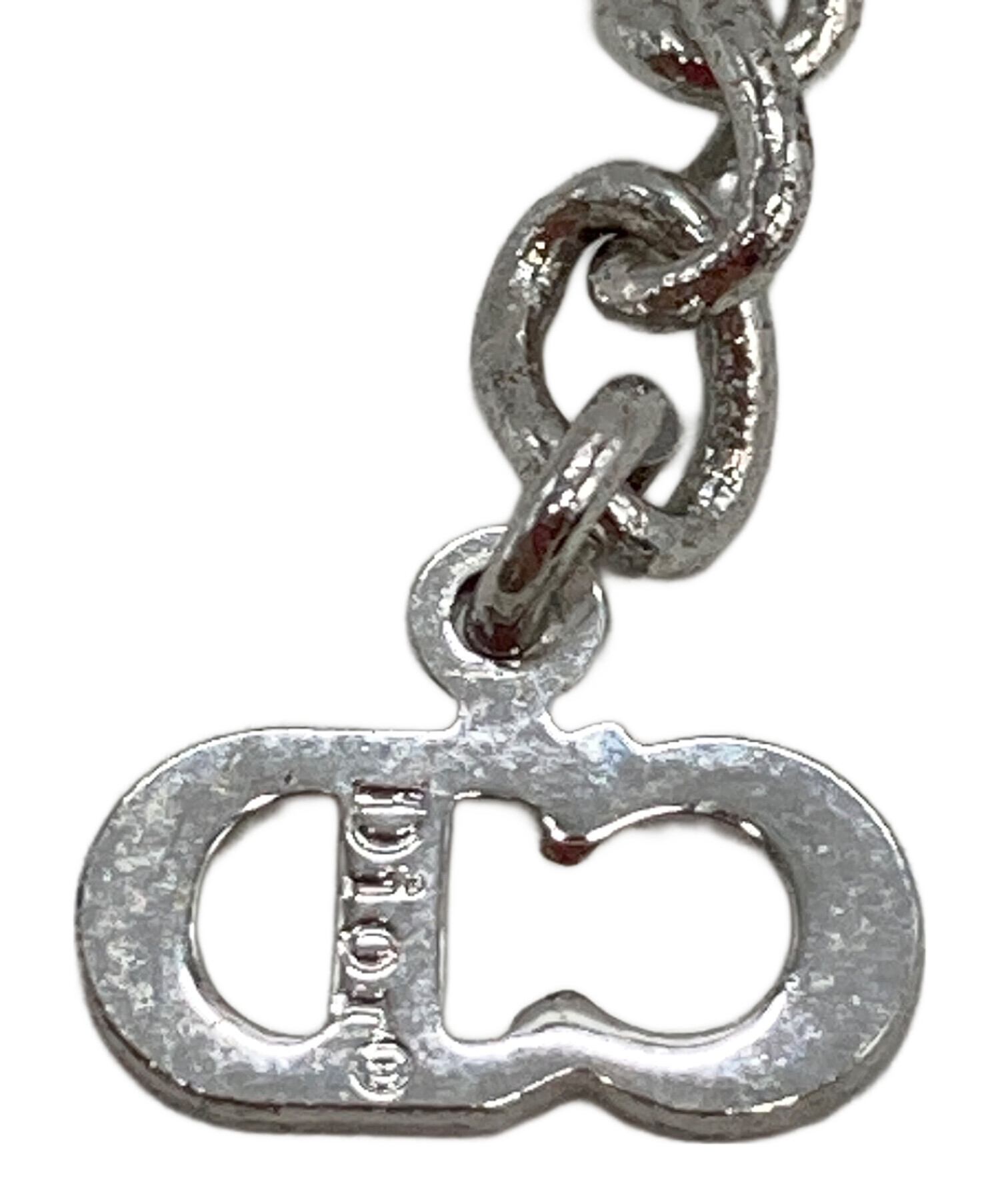 中古・古着通販】Dior (ディオール) 2連チェーン ロゴブレスレット 