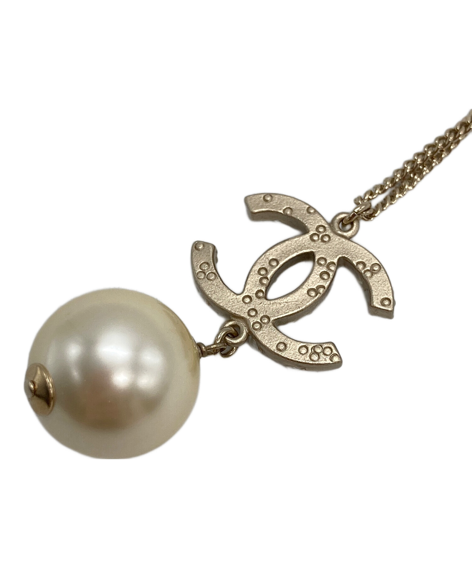 中古・古着通販】CHANEL (シャネル) ココマーク パール ネックレス 