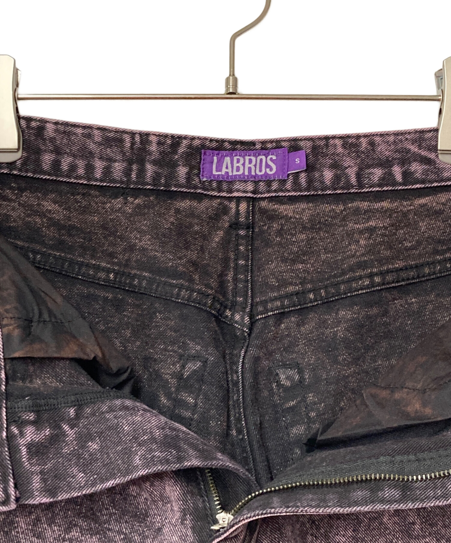 激レア Labros 紫デニム 中古・古着通販】LABROS (ラブロス) デニムパンツ パープル サイズ:S