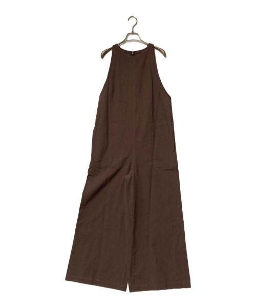 【Aoさん専用】Plage ノースリーブロングサロペット ベージュ Aoさん専用】Plage ノースリーブロングサロペット ベージュ