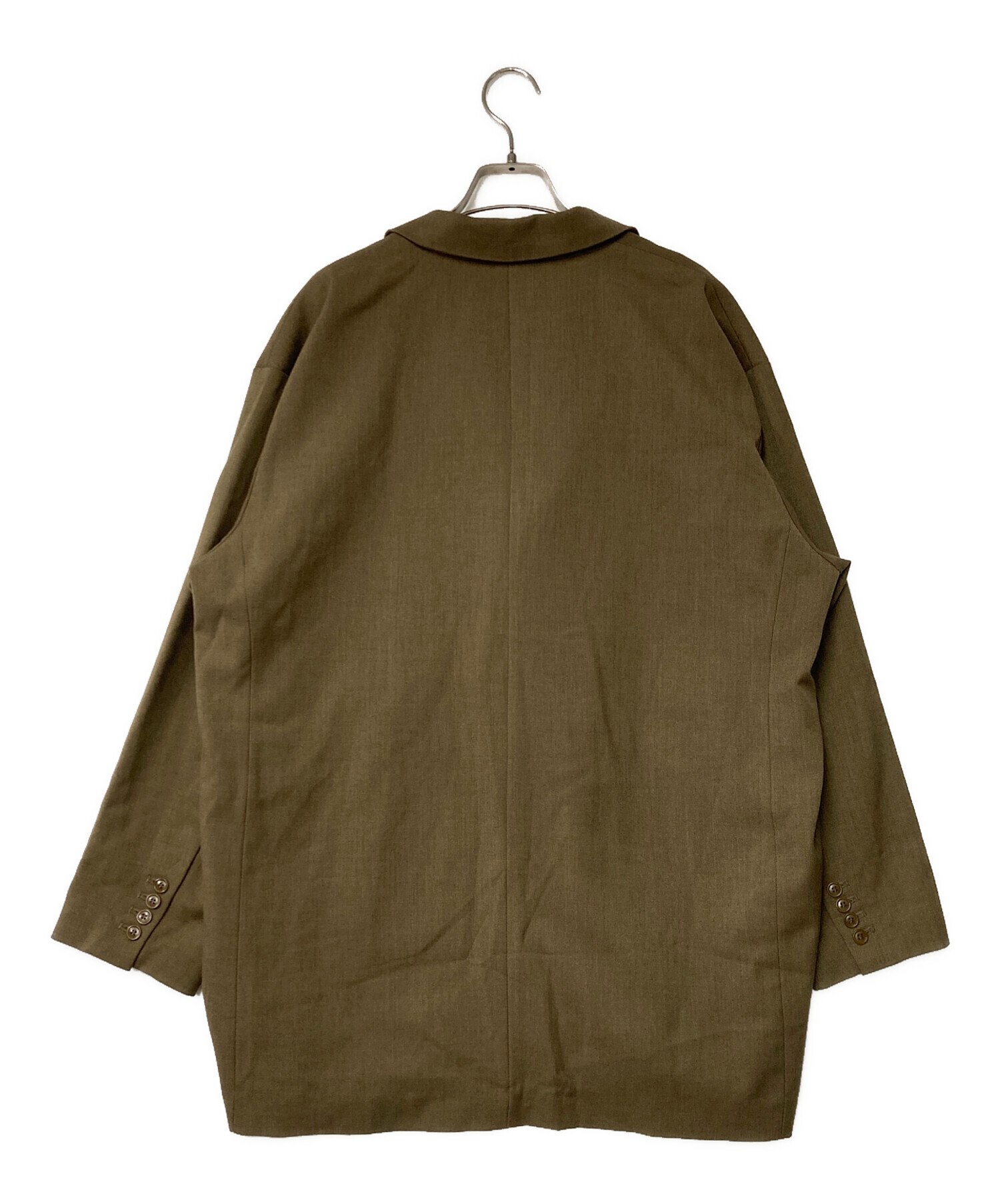 中古・古着通販】LAATO (ラート) over jacket ブラウン サイズ:FREE