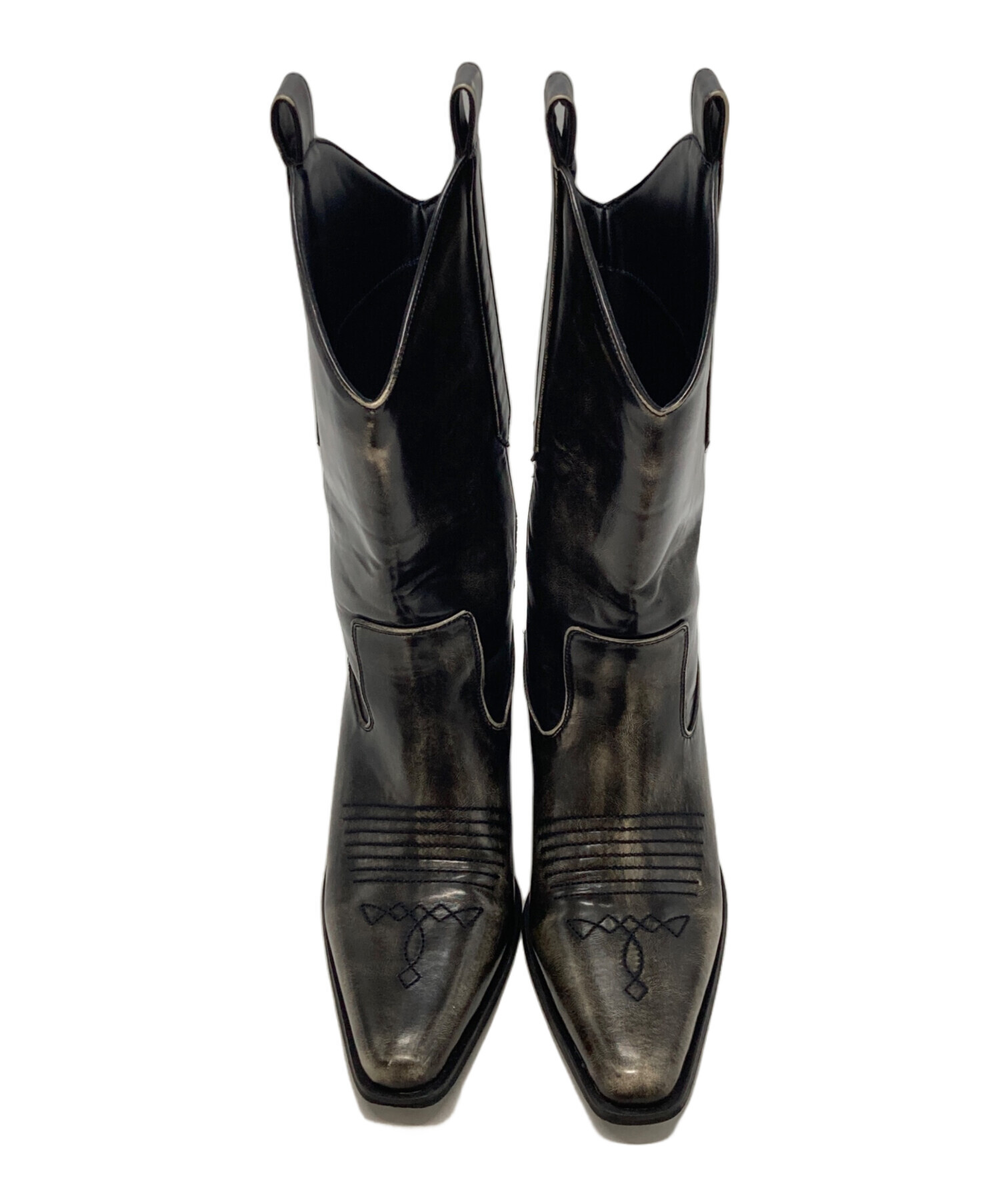 中古・古着通販】SLY (スライ) MIDDLE WESTERN ブーツ ポインテッド