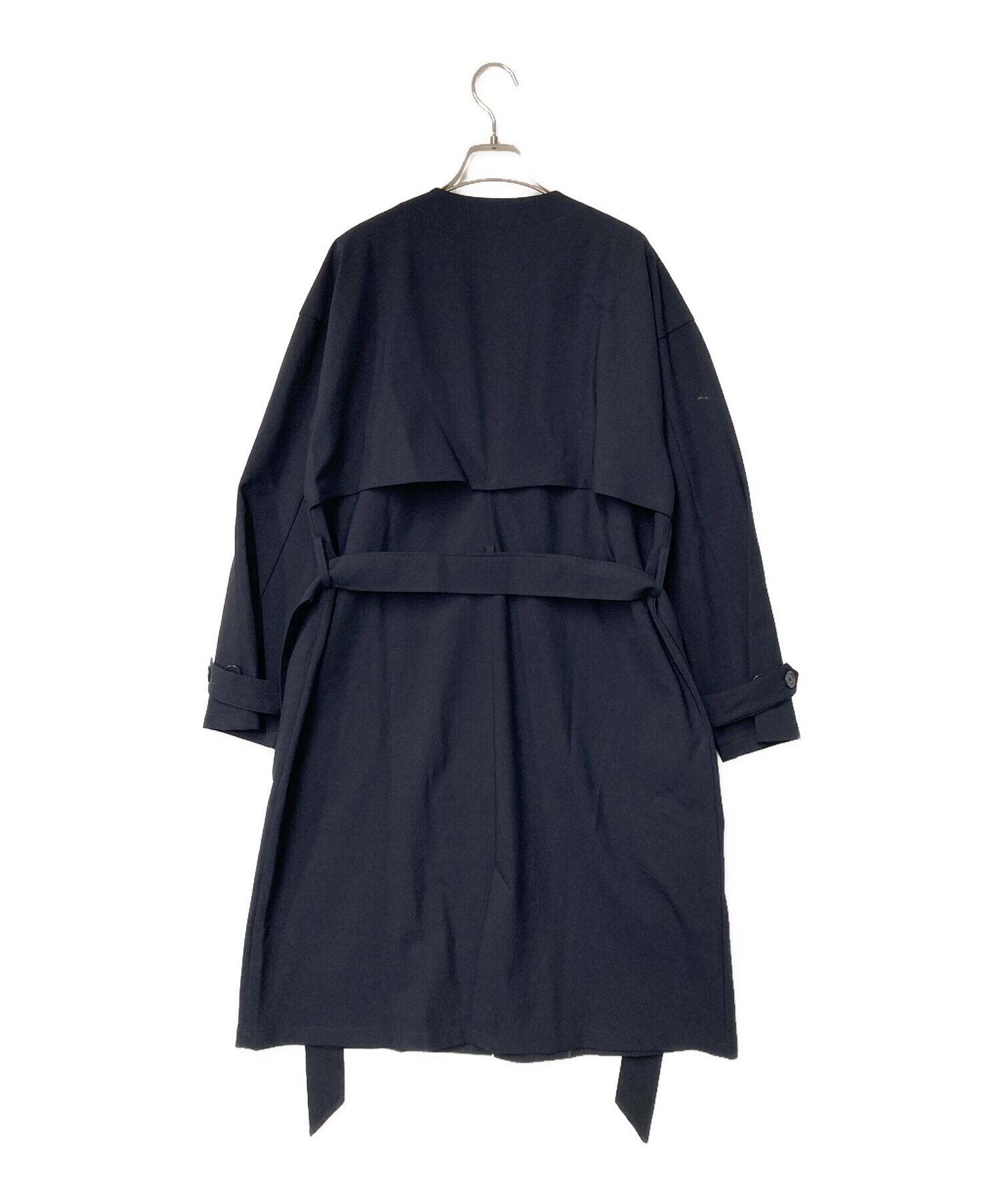 中古・古着通販】KEYUCA (ケユカ) ノーカラーコート 撥水コート