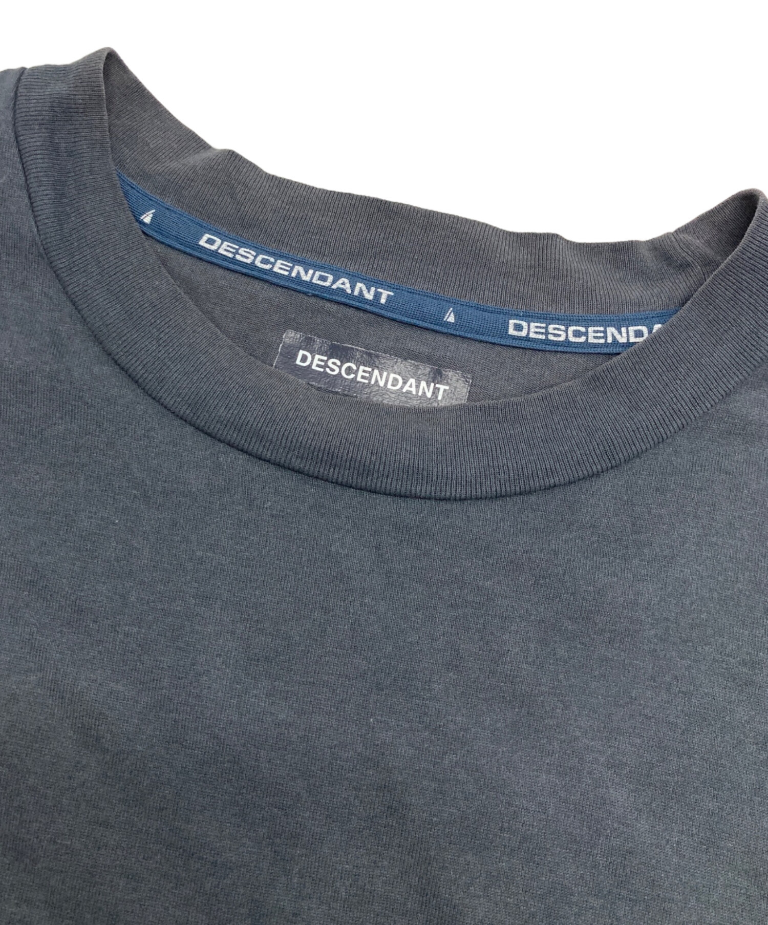 中古・古着通販】DESCENDANT (ディセンダント) ブランクTシャツ グレー 