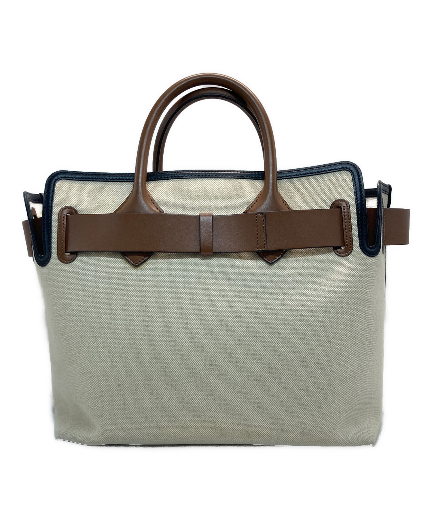 中古・古着通販】BURBERRY (バーバリー) ロゴベルトトートバッグ 