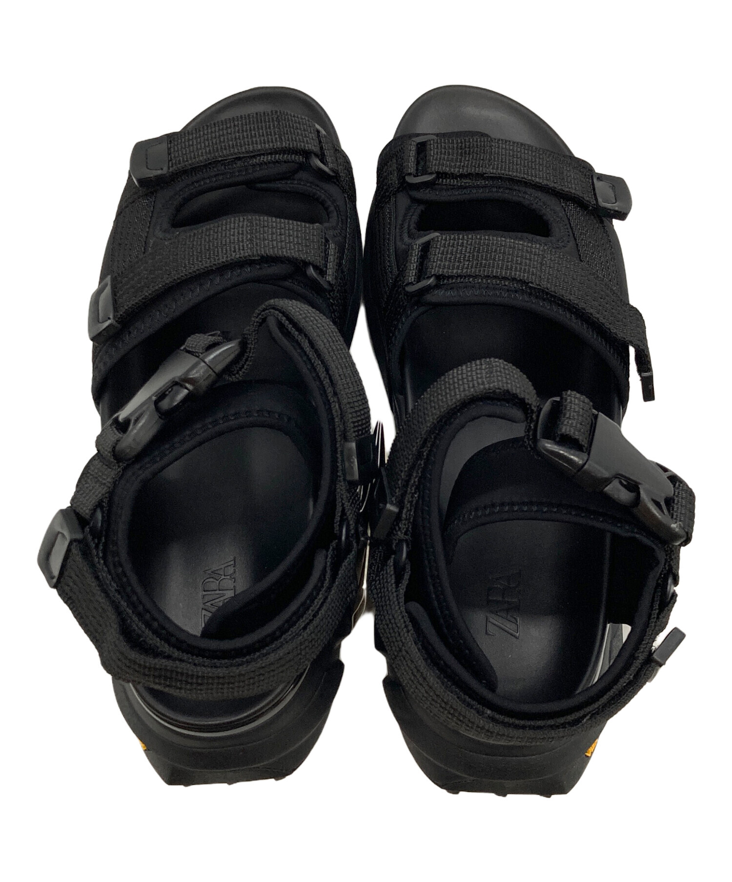 【極美品】ZARA ザラ VIBRAM ビブラム ハイキングサンダル 40 zara ザラ vibram ビブラム レザーサンダル トラックソール ハイキング