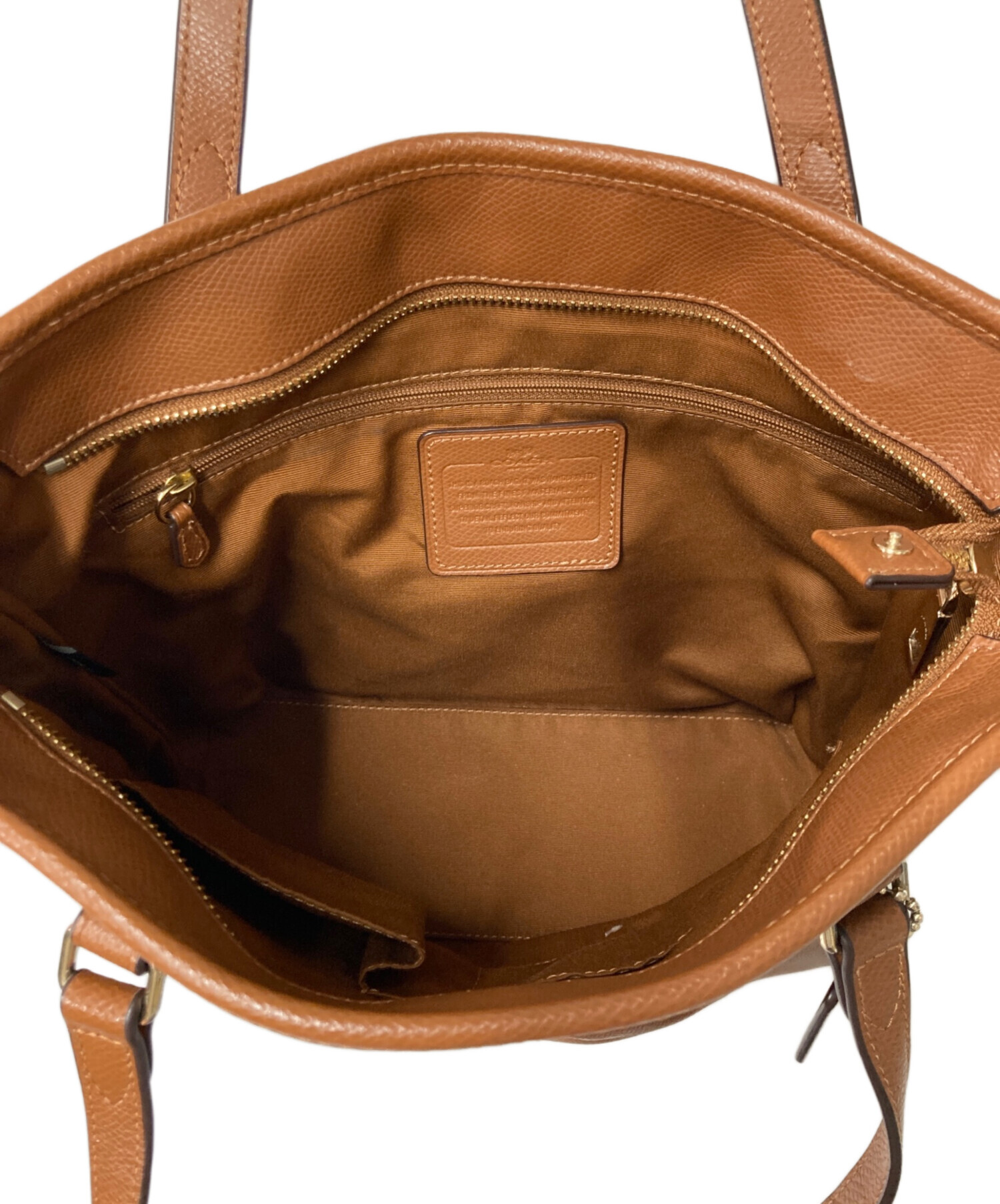 中古・古着通販】COACH (コーチ) トートバッグ ブラウン｜ブランド
