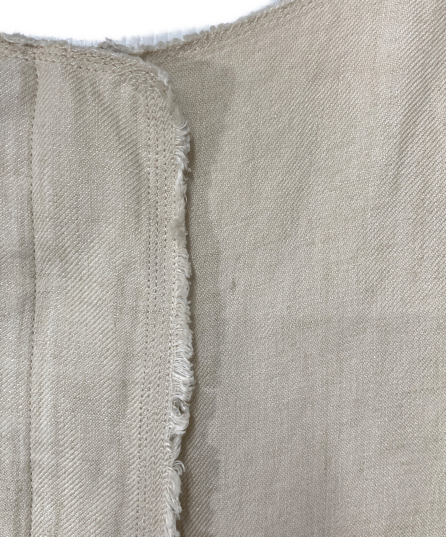 中古・古着通販】EBURE (エブール) リネンノースリーブワンピース