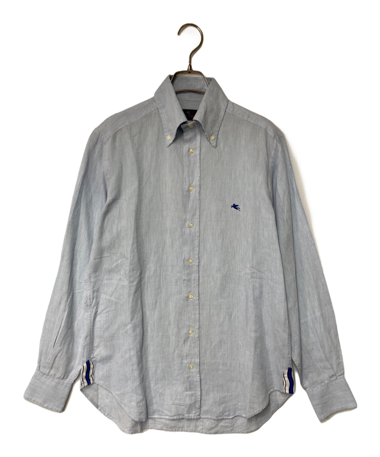 ETRO(エトロ) マルチストライプドレスシャツ メンズ 41【中古