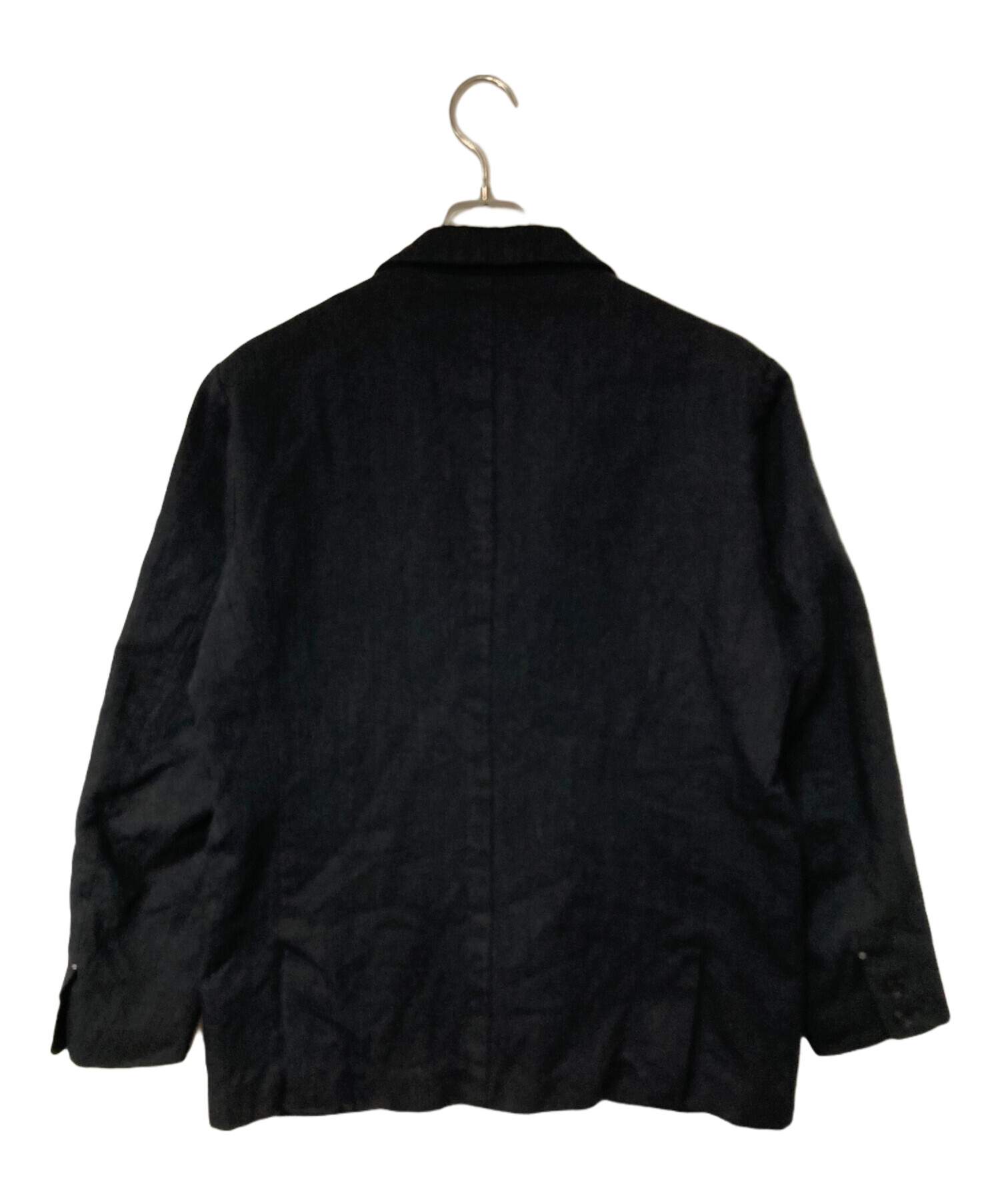 ヤエカ　YAECA ウールリネンジャケット　ブラック 中古・古着通販】YAECA (ヤエカ) Wool Linen Jacket ウール