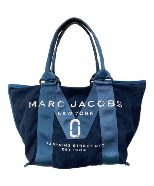 美品MARC JACOBS ネイビー トートバッグ　軽い　ほぼ未使用 中古・古着通販】MARC JACOBS (マークジェイコブス) トートバッグ