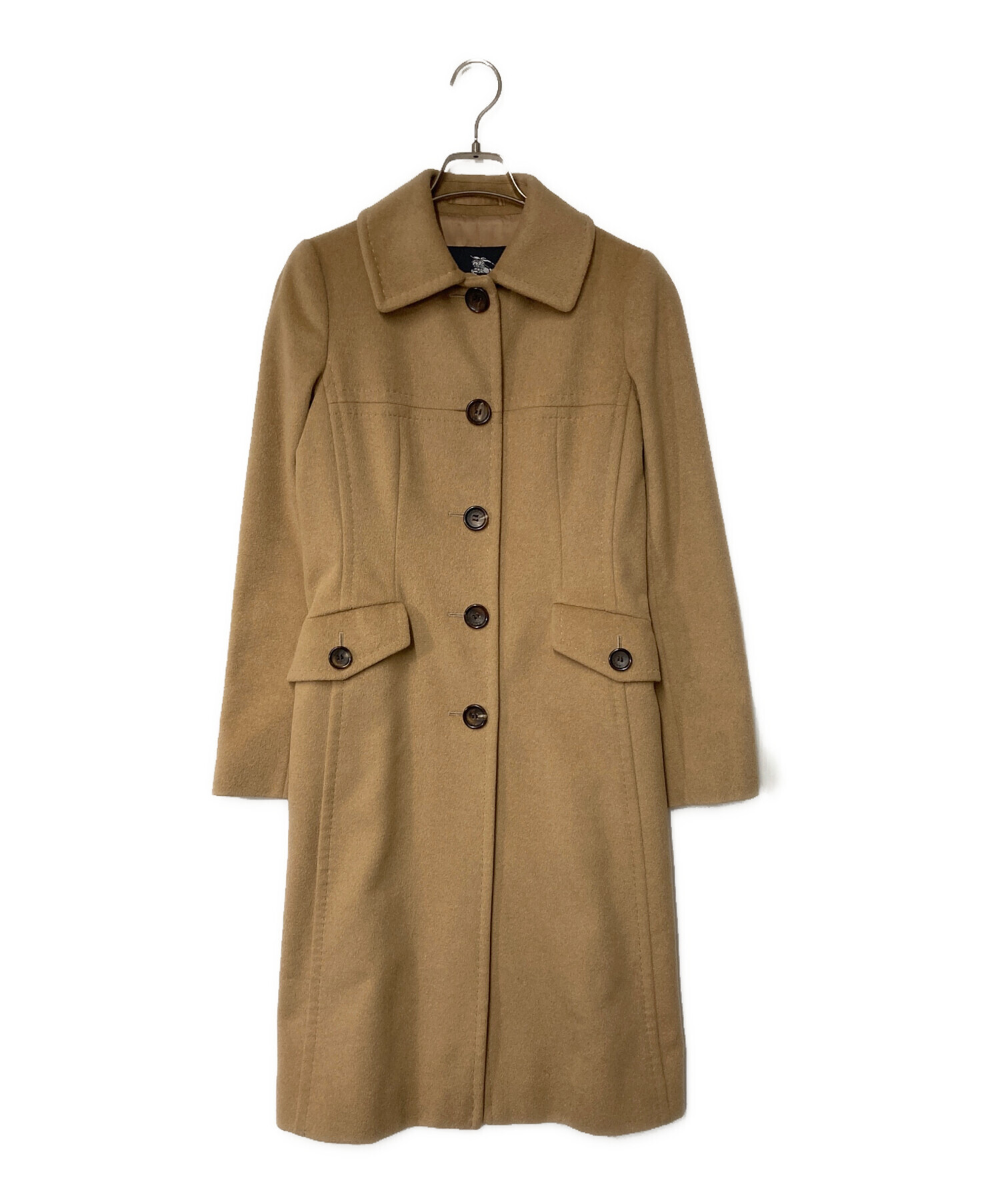 バーバリーロンドン　アンゴラ混コート　36 ベージュ 中古・古着通販】BURBERRY LONDON (バーバリーロンドン) アンゴラ混