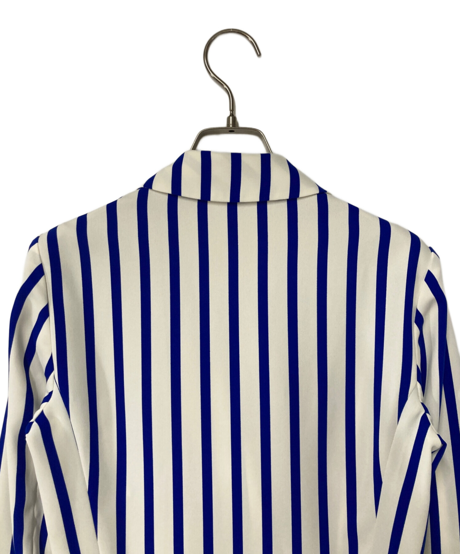 未使用級✳︎ポロラルフローレン現行シャツワンピースポニーストライプ青×白正規品 ポニー刺繍 ポロラルフローレン シャツワンピース ワンピース