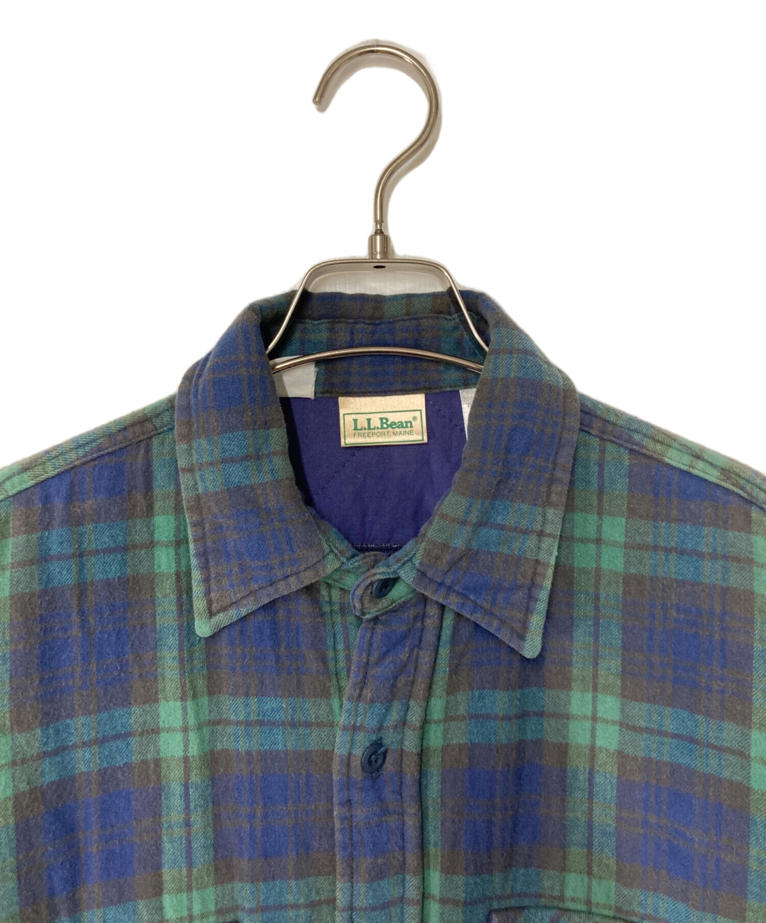 中古・古着通販】L.L.Bean (エルエルビーン) 裏地付ヘビーネルシャツ 