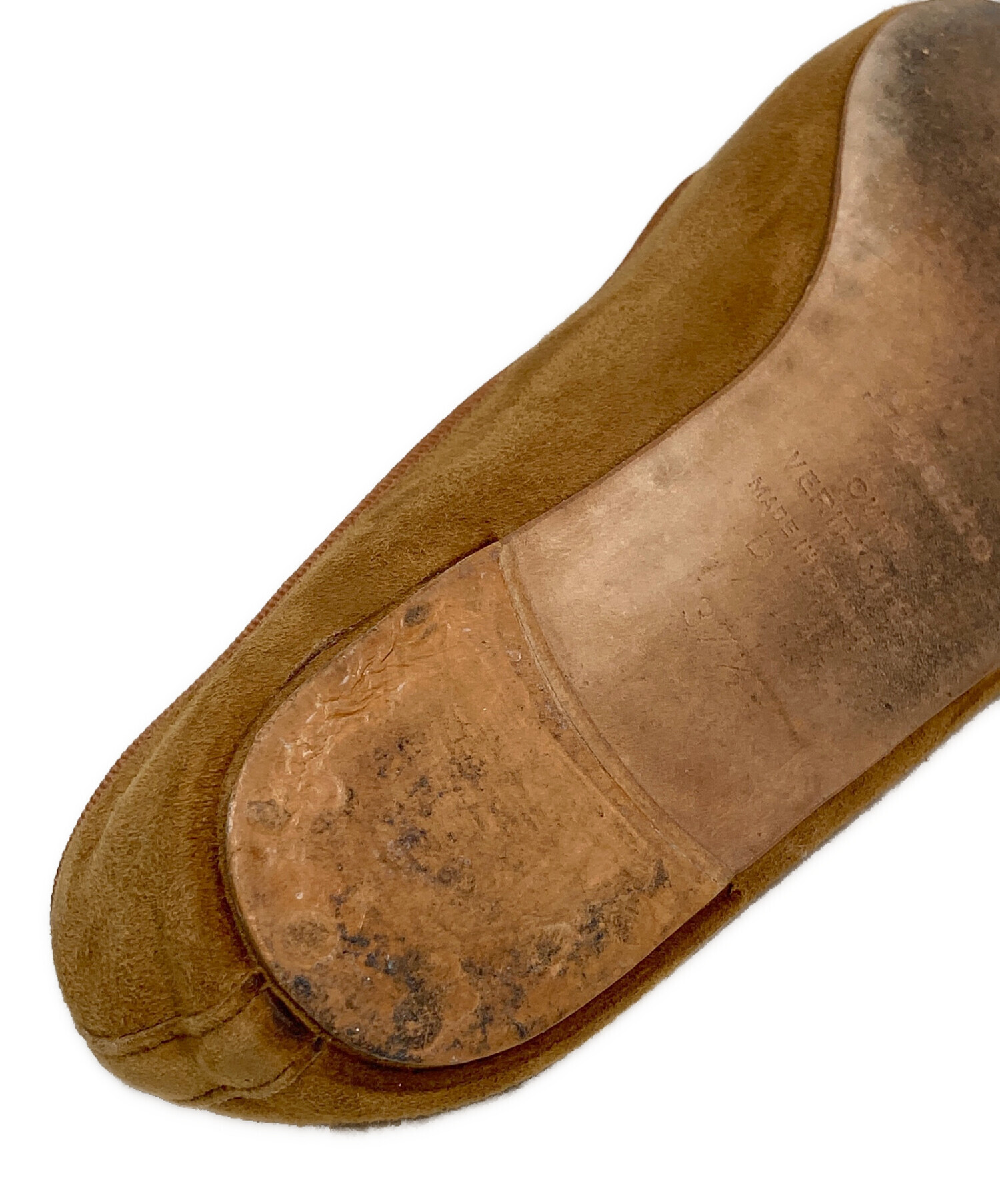 中古・古着通販】repetto (レペット) バレエフラットシューズ ブラウン 