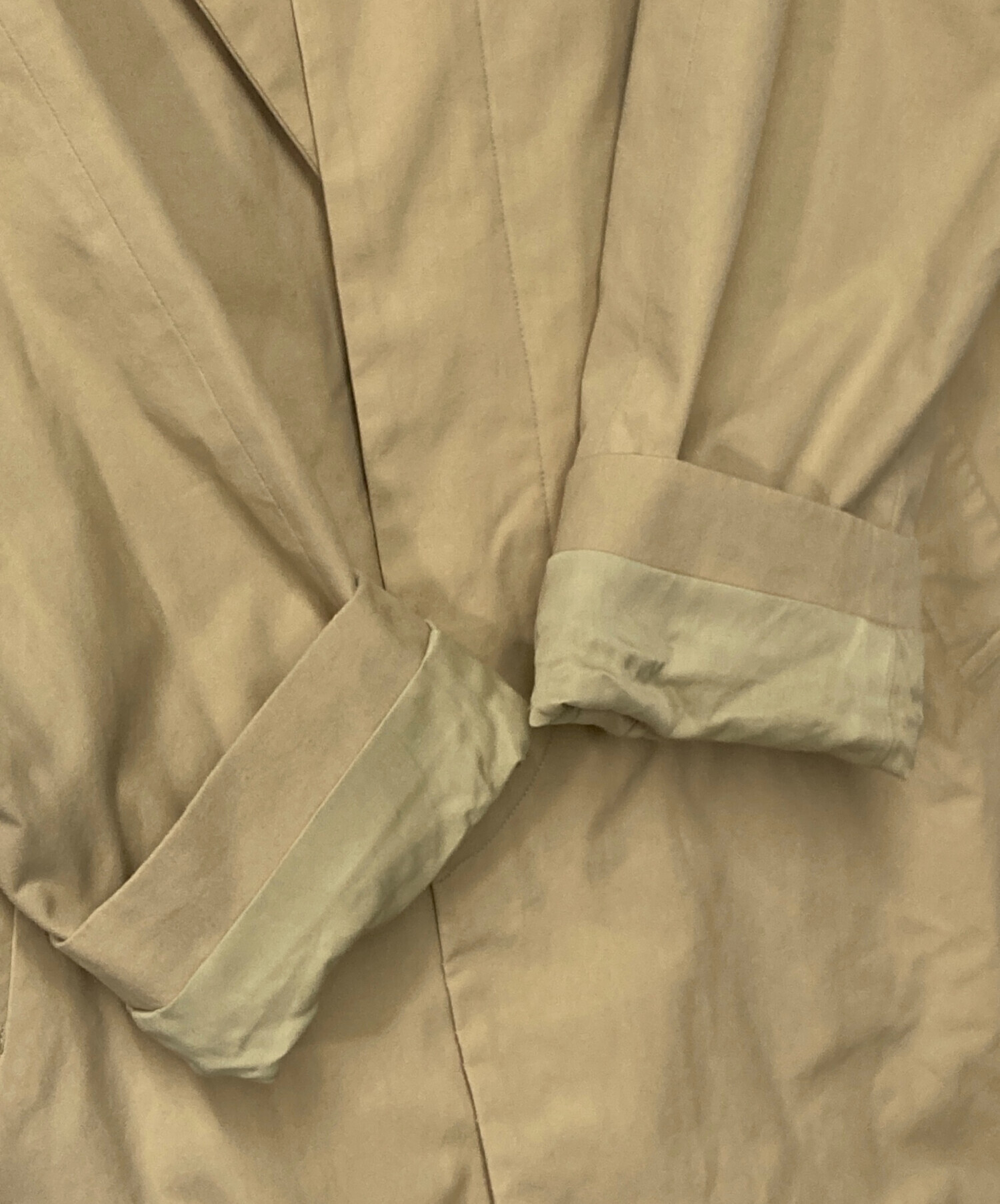 中古・古着通販】YAECA (ヤエカ) ステンカラーコート ベージュ サイズ