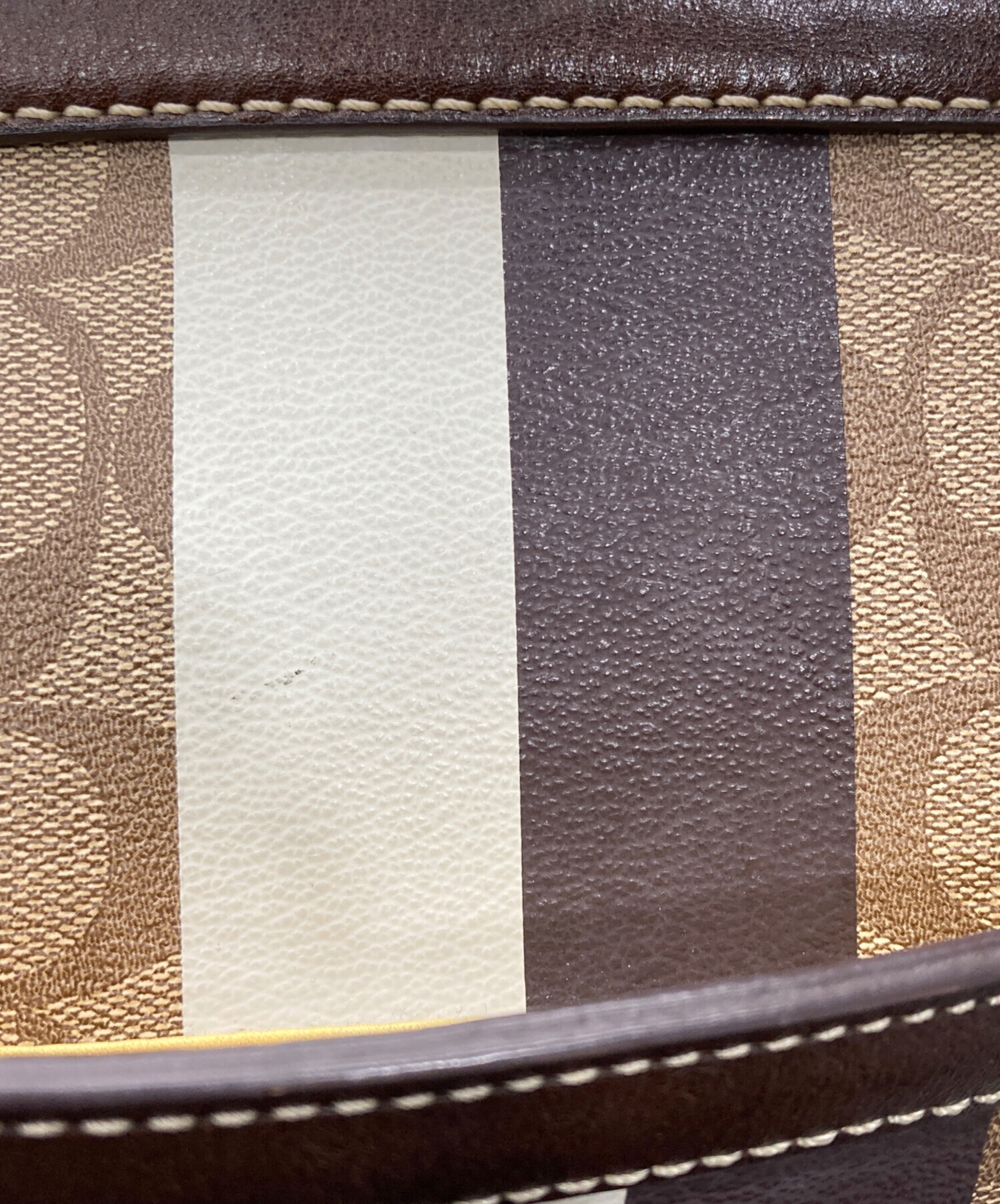 中古・古着通販】COACH (コーチ) ヘリテージストライプシグネチャー 