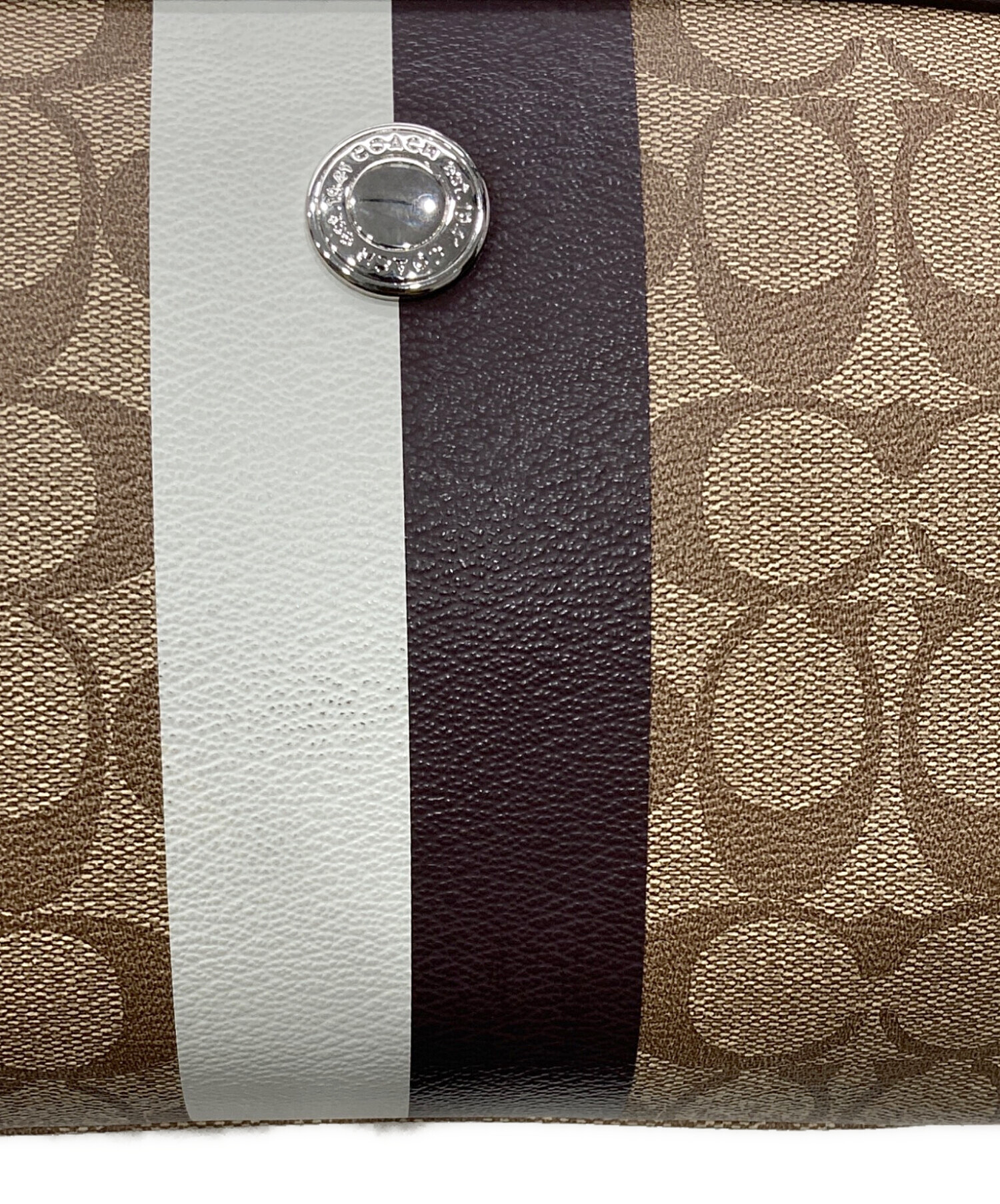 中古・古着通販】COACH (コーチ) ヘリテージストライプシグネチャー 